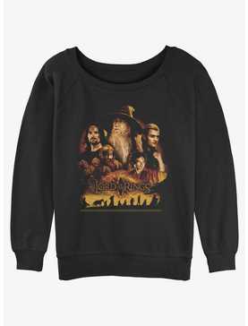 The Lord of the Rings Character Heads Girls Slouchy Sweatshirt, , hi-res