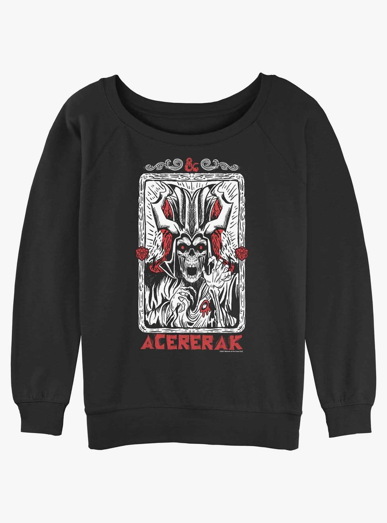 Dungeons & Dragons Acererak Grunge Girls Slouchy Sweatshirt, , hi-res