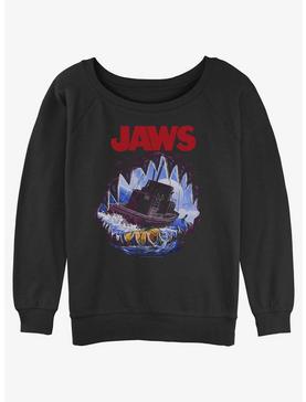 Jaws Deep Sea Terror Girls Slouchy Sweatshirt, , hi-res