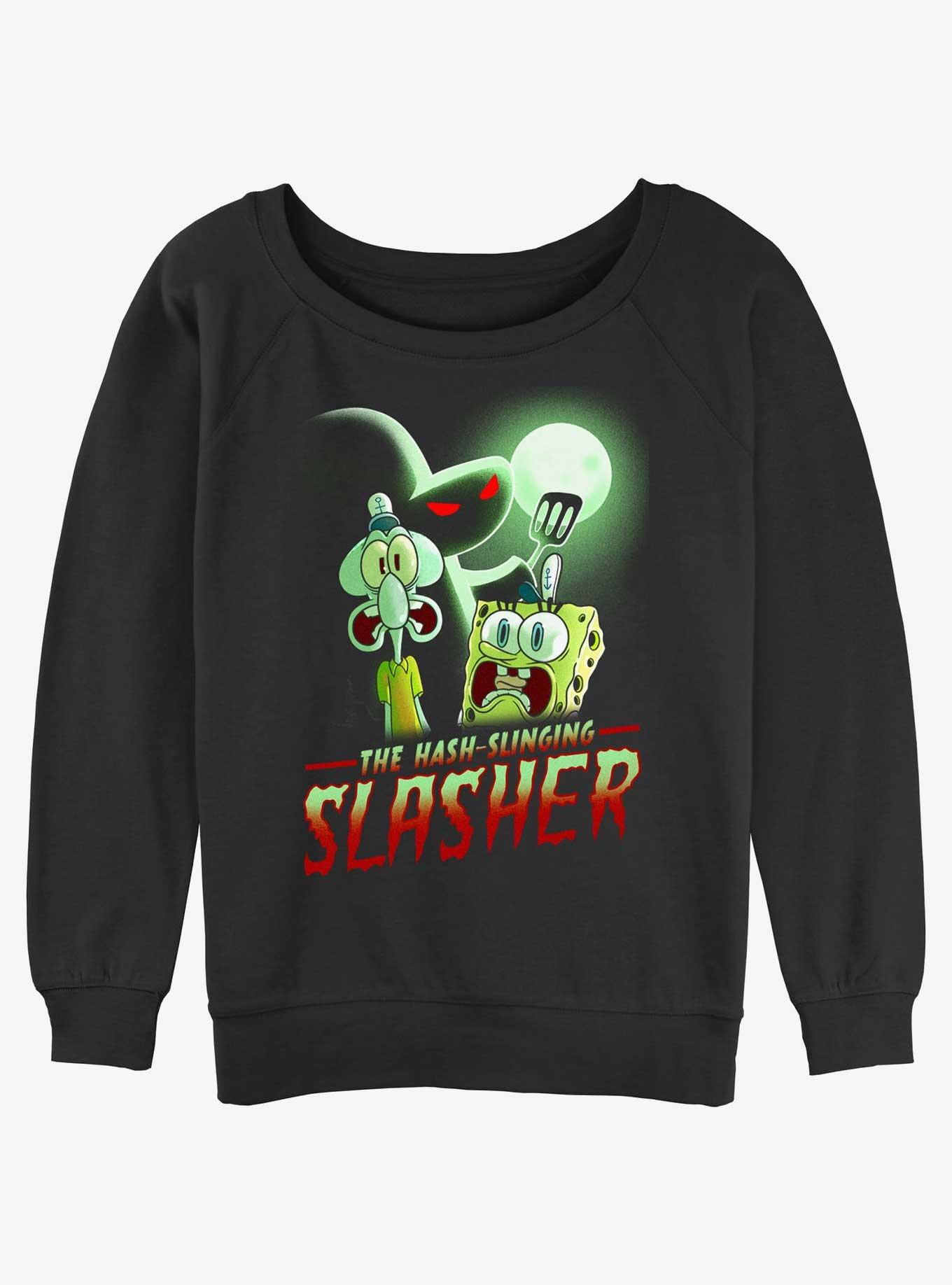 SpongeBob SquarePants Hash Slinging Slasher Girls Slouchy Sweatshirt