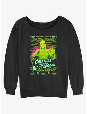 Universal Monsters Creature From The Black Lagoon Girls Slouchy Sweatshirt, , hi-res