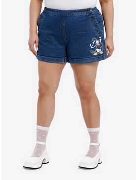Her Universe Disney Donald Duck Denim Sailor Shorts Plus Size, , hi-res