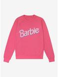 Barbie 90's Logo French Terry Sweatshirt, HELICONIA HEATHER, hi-res
