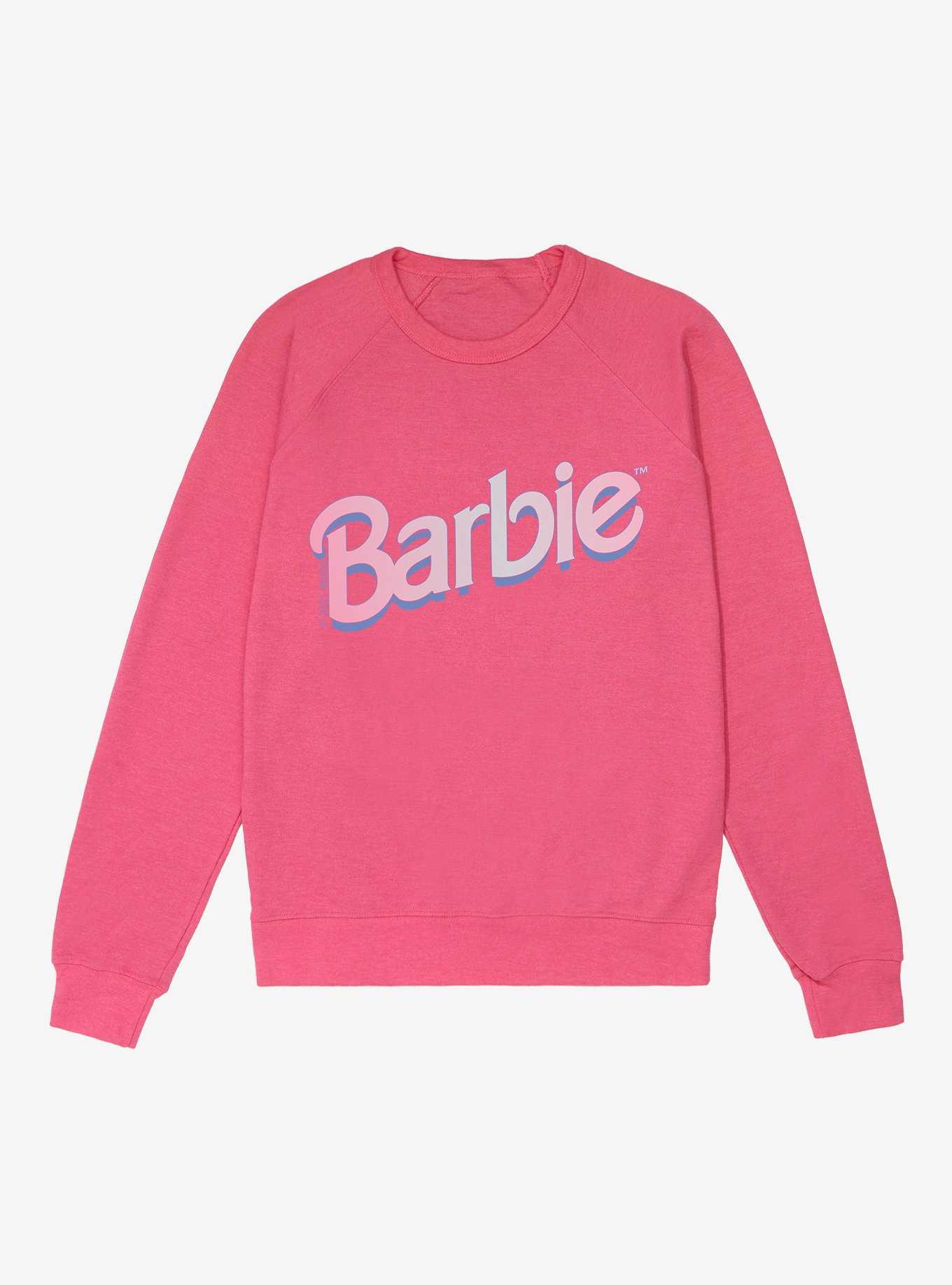 Barbie 90's Logo French Terry Sweatshirt, , hi-res