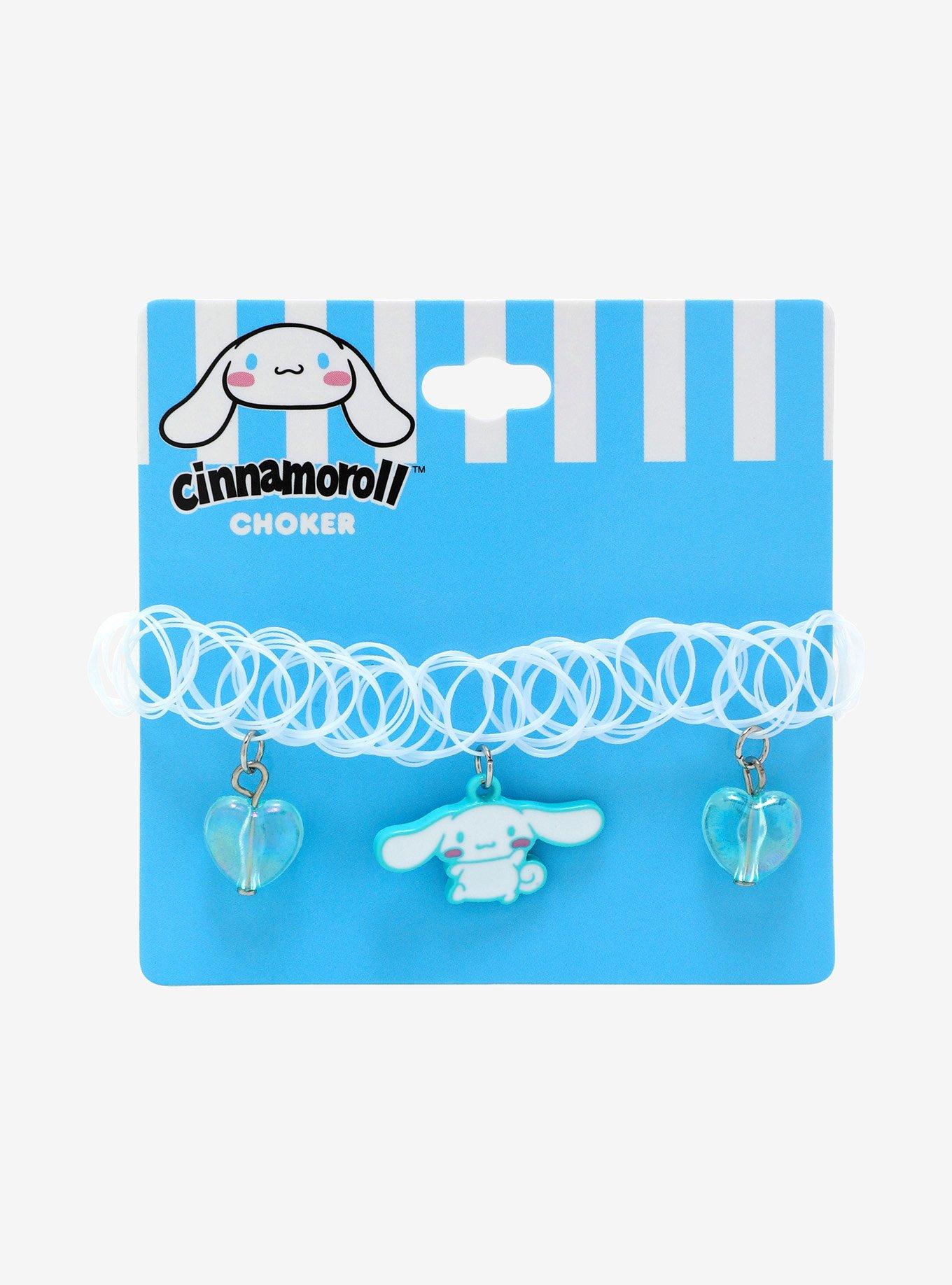 Cinnamoroll Heart Charm Tattoo Choker, , hi-res