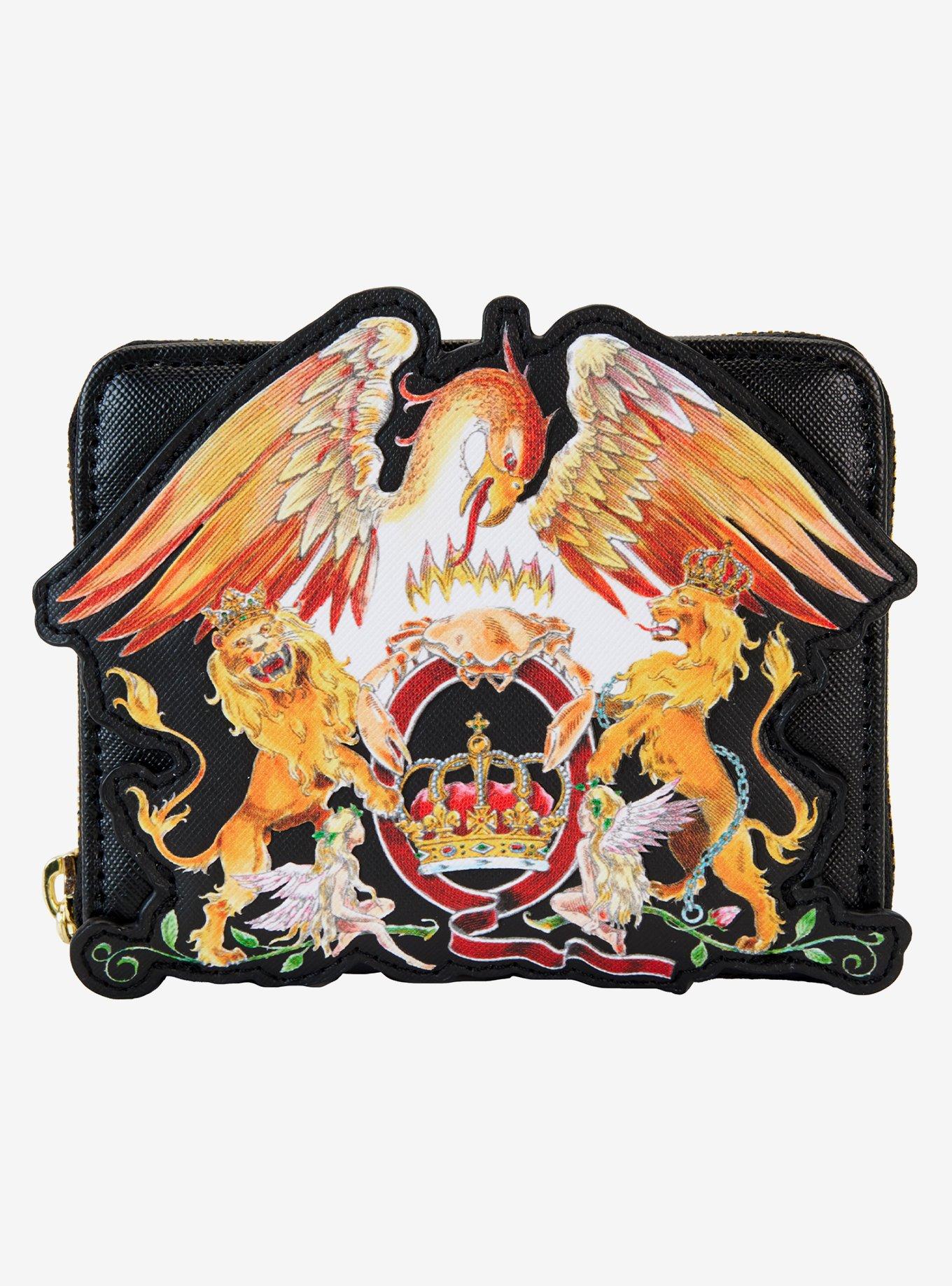 Loungefly Queen Logo Small Zip Wallet, , hi-res