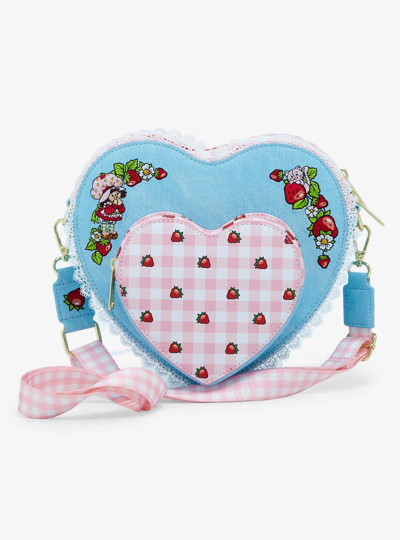 Loungefly Strawberry Shortcake Heart Crossbody Bag, , hi-res