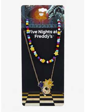 Five Nights At Freddy's: Security Breach Chibi Sun & Moon Bead Necklace Set, , hi-res