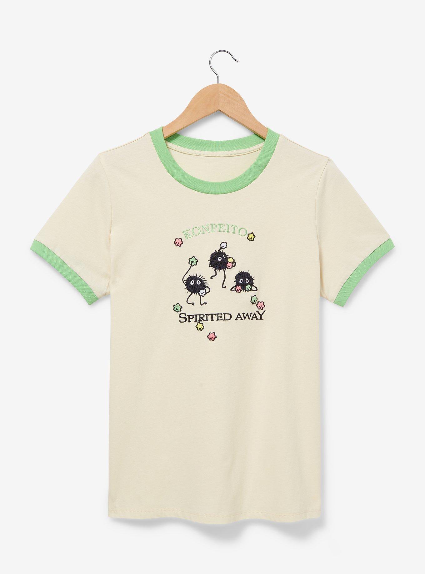 Her Universe Studio Ghibli Spirited Away Soot Sprites Women's Ringer T-Shirt - BoxLunch Exclusive, , hi-res