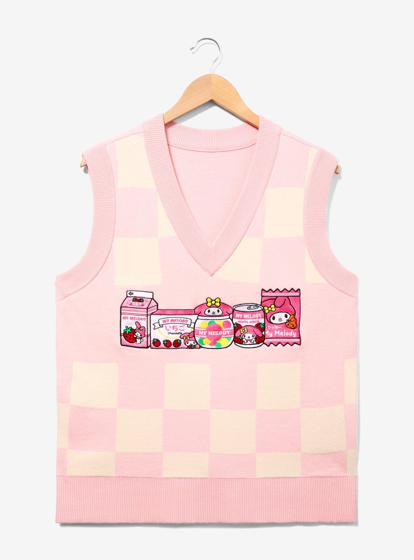 Sanrio My Melody Kawaii Mart Checker Vest &mdash; BoxLunch Exclusive, , hi-res