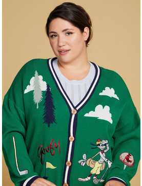 Her Universe Disney Goofy Golf Women's Plus Size Cardigan — BoxLunch Exclusive, , hi-res