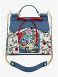 Loungefly Disney Beauty and the Beast Stained Glass Rose Handbag - BoxLunch Exclusive, , hi-res