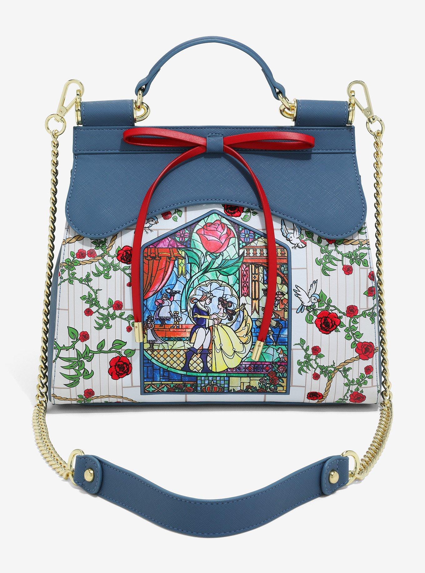 loungefly beauty and the beast bag