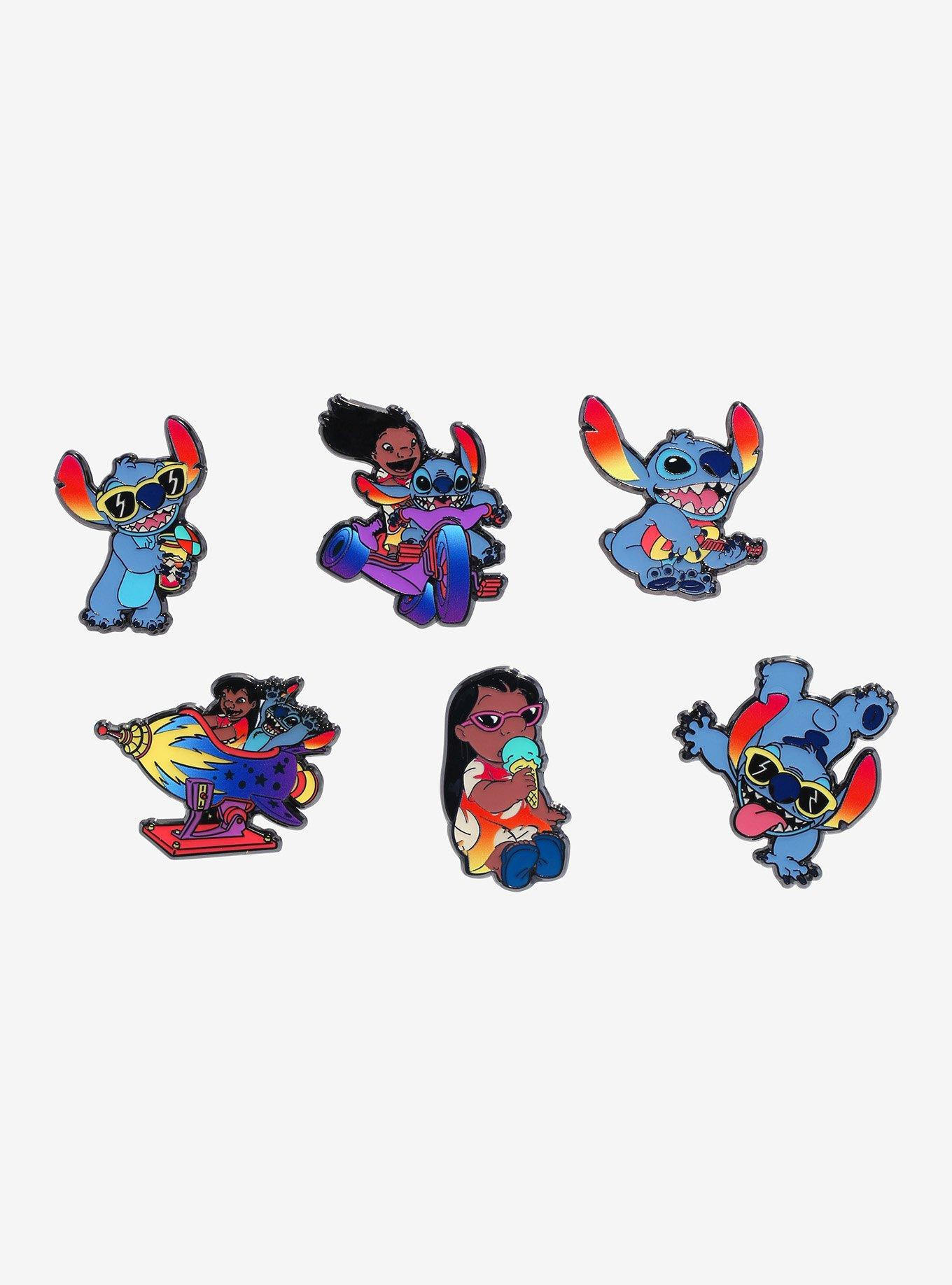 Loungefly Disney Lilo & Stitch Summer Fun Blind Box Enamel Pin, , hi-res