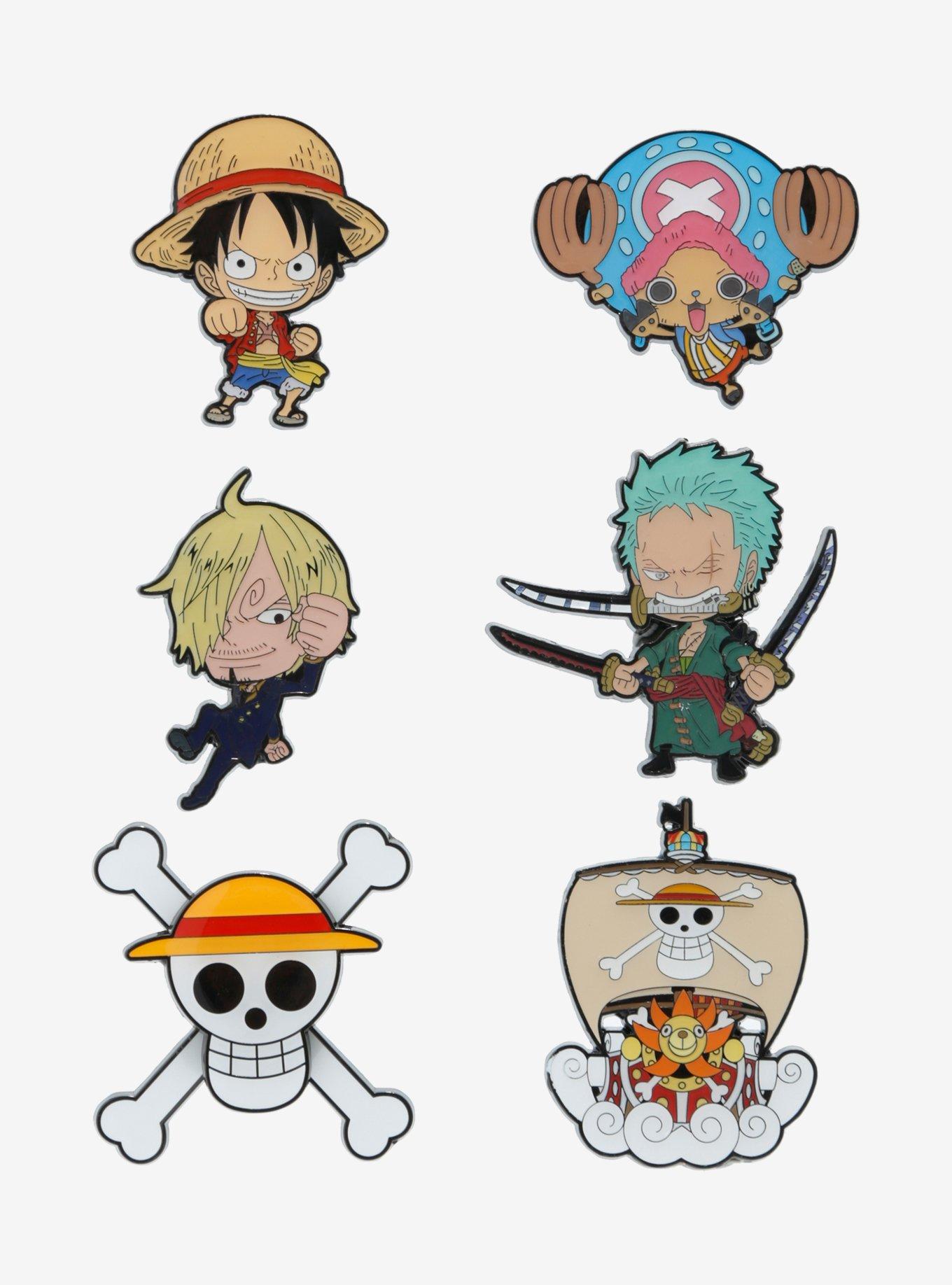 Loungefly One Piece Chibi Blind Box Enamel Pin, , hi-res