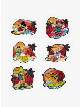 Loungefly Disney Mickey Mouse And Friends Sunset Blind Box Enamel Pin, , hi-res