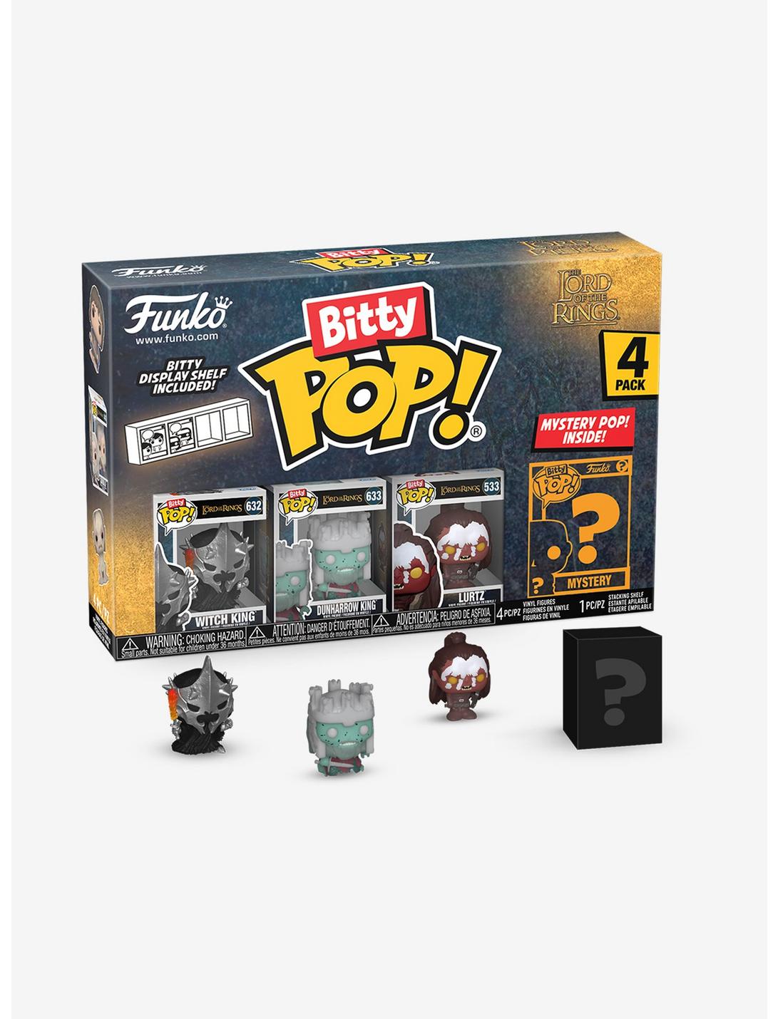 Funko Bitty Pop! The Lord of the Rings Witch King and Villains Blind Box Mini Vinyl Figure Set, , hi-res