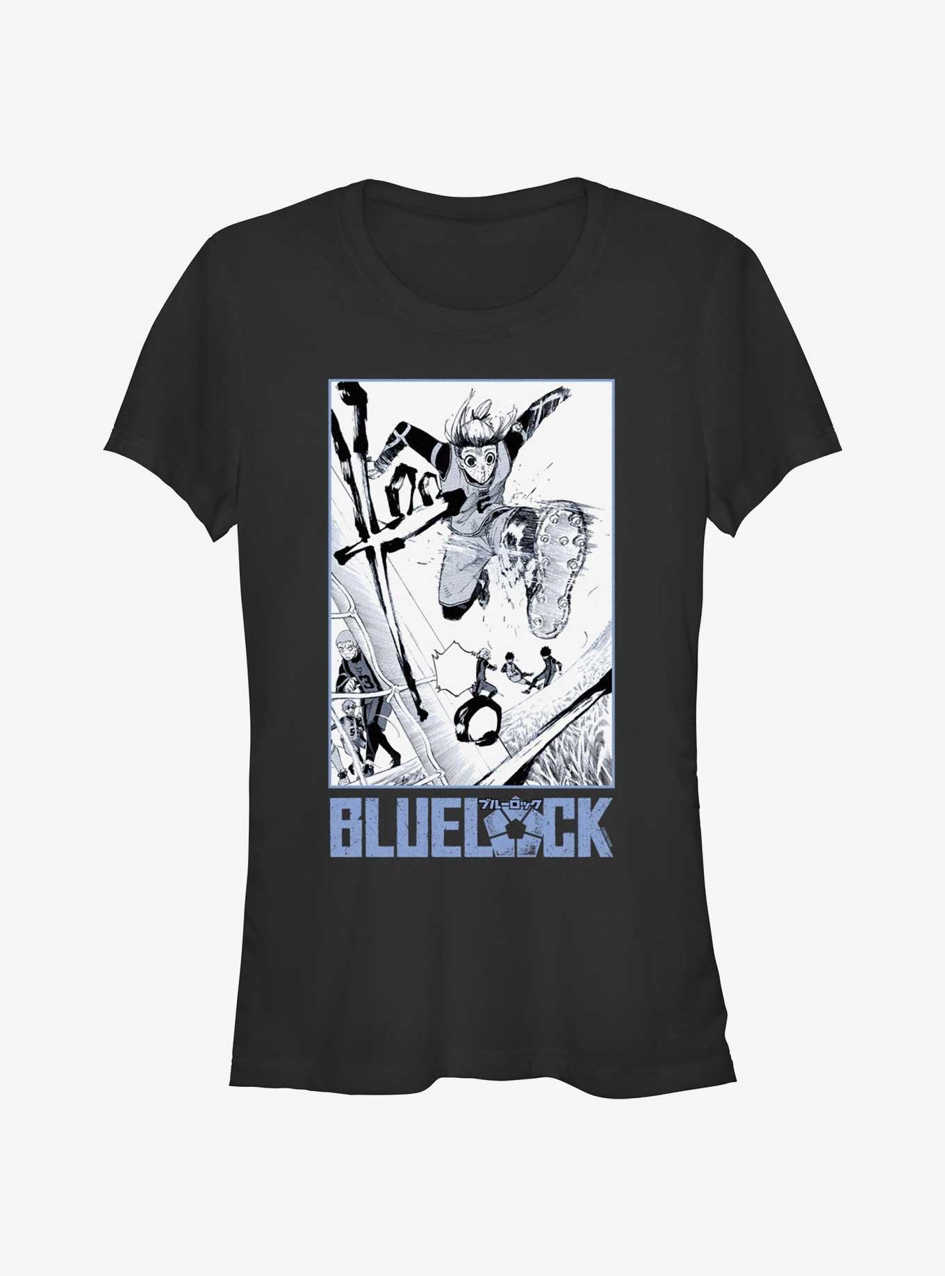Blue Lock Gin Gagamaru Poster Girls T-Shirt, BLACK, hi-res