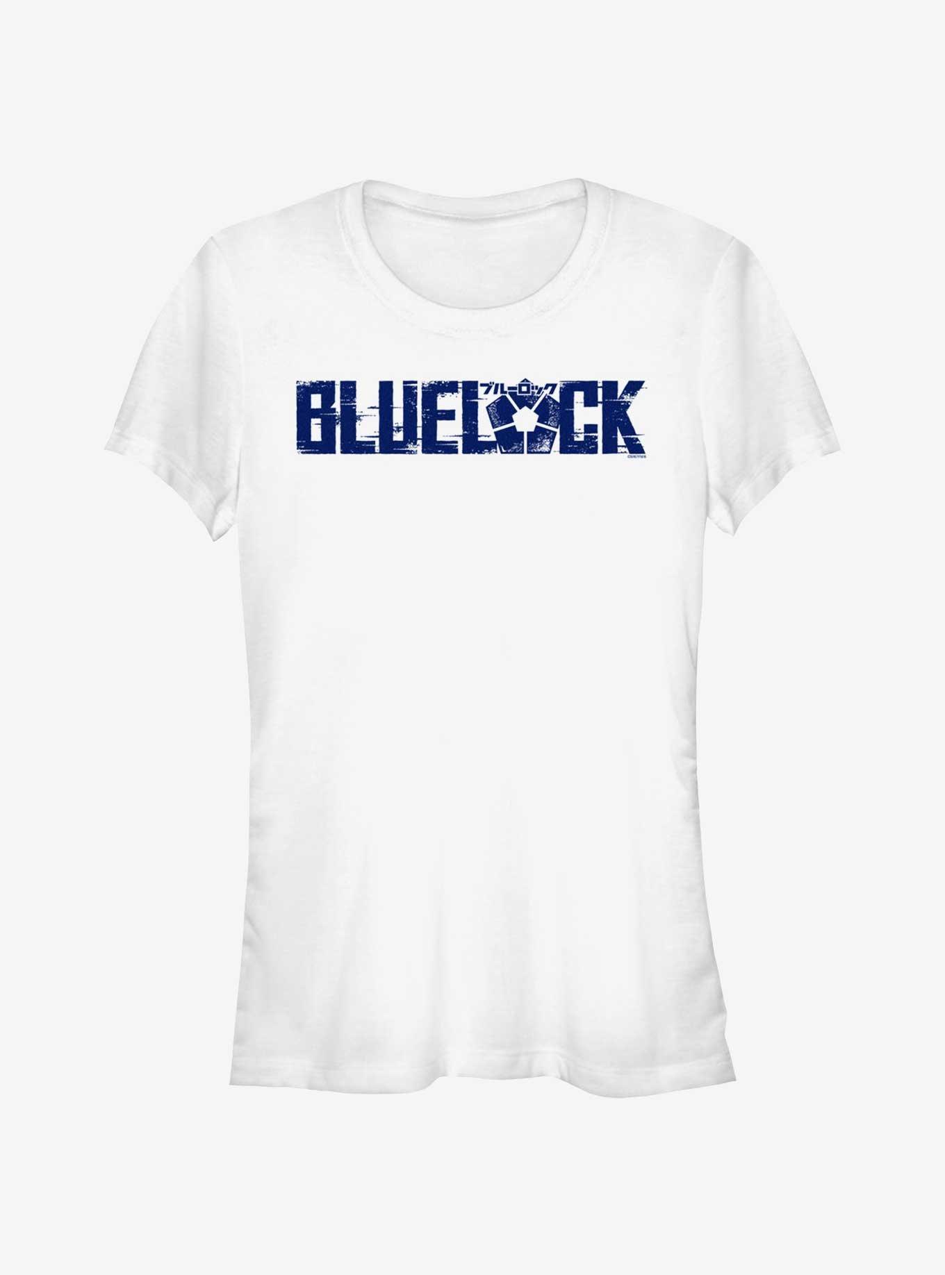 Sweat à Capuche Blue Lock Officiel - Logo Chest Glitch Délavé - Vêtement Anime Manga Football Japonais
