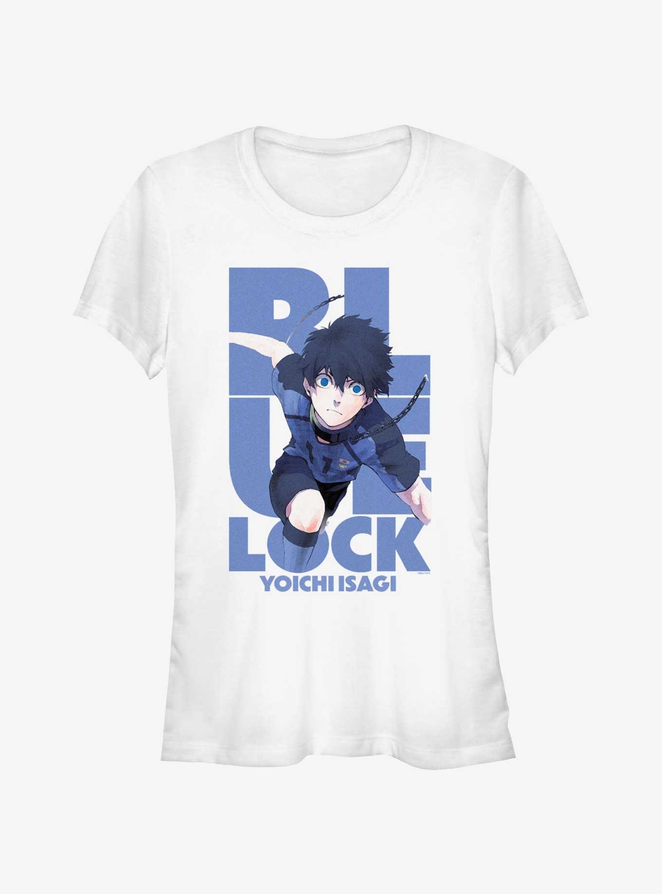 Blue Lock Yoichi Isagi Girls T-Shirt, WHITE, hi-res
