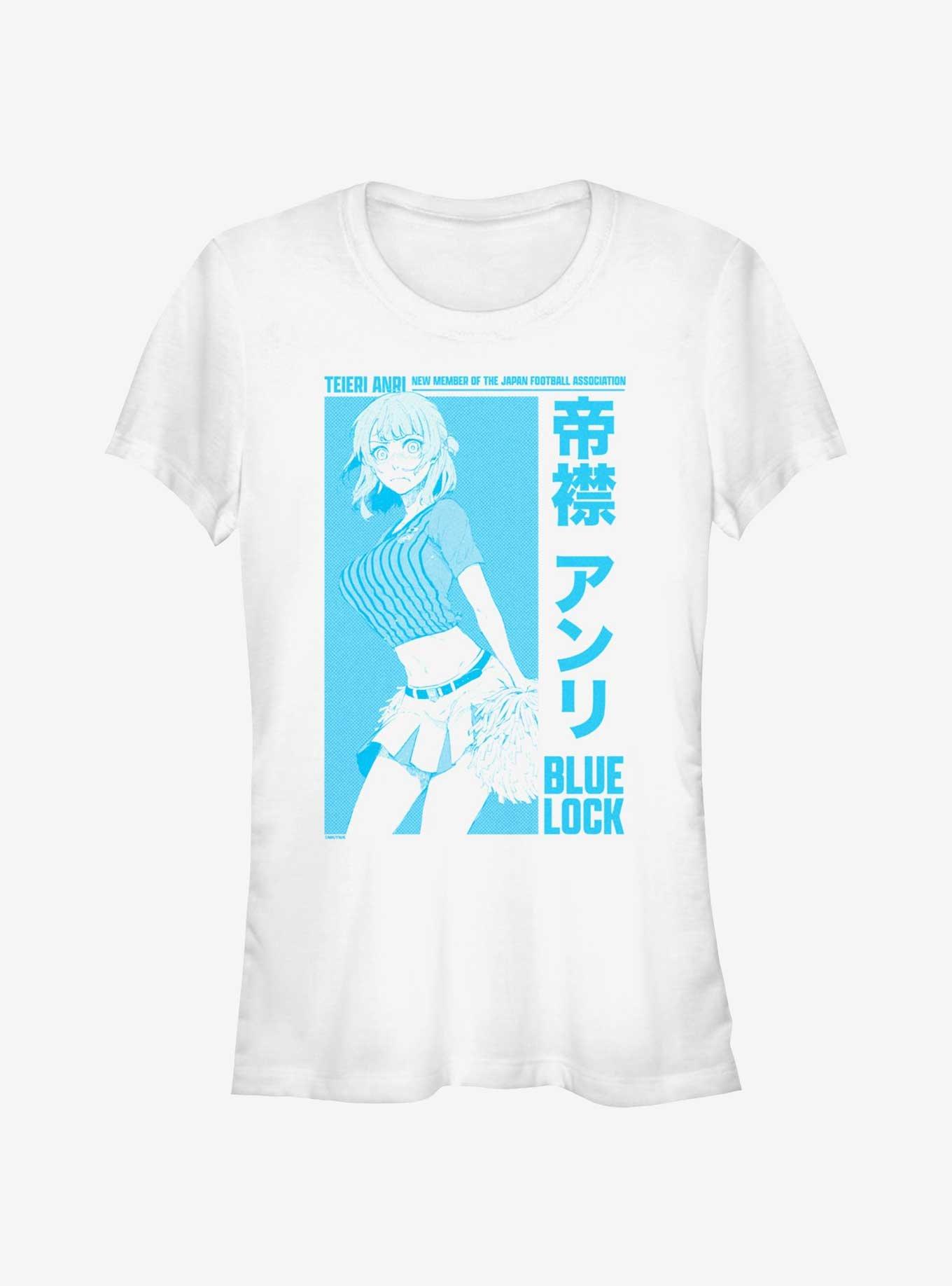 Blue Lock New Member Anri Teieri Girls T-Shirt, WHITE, hi-res