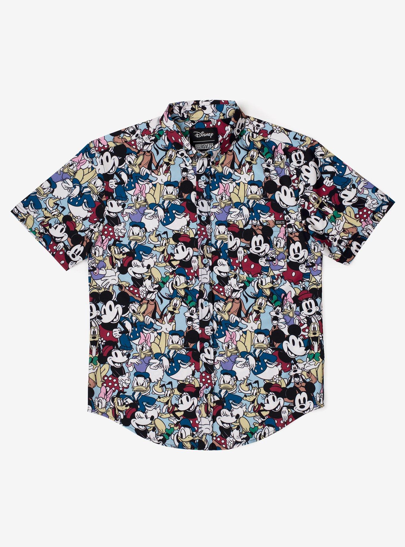 Disney100 x RSVLTS "The Gang's All Here" Button-Up Shirt, MULTI, hi-res