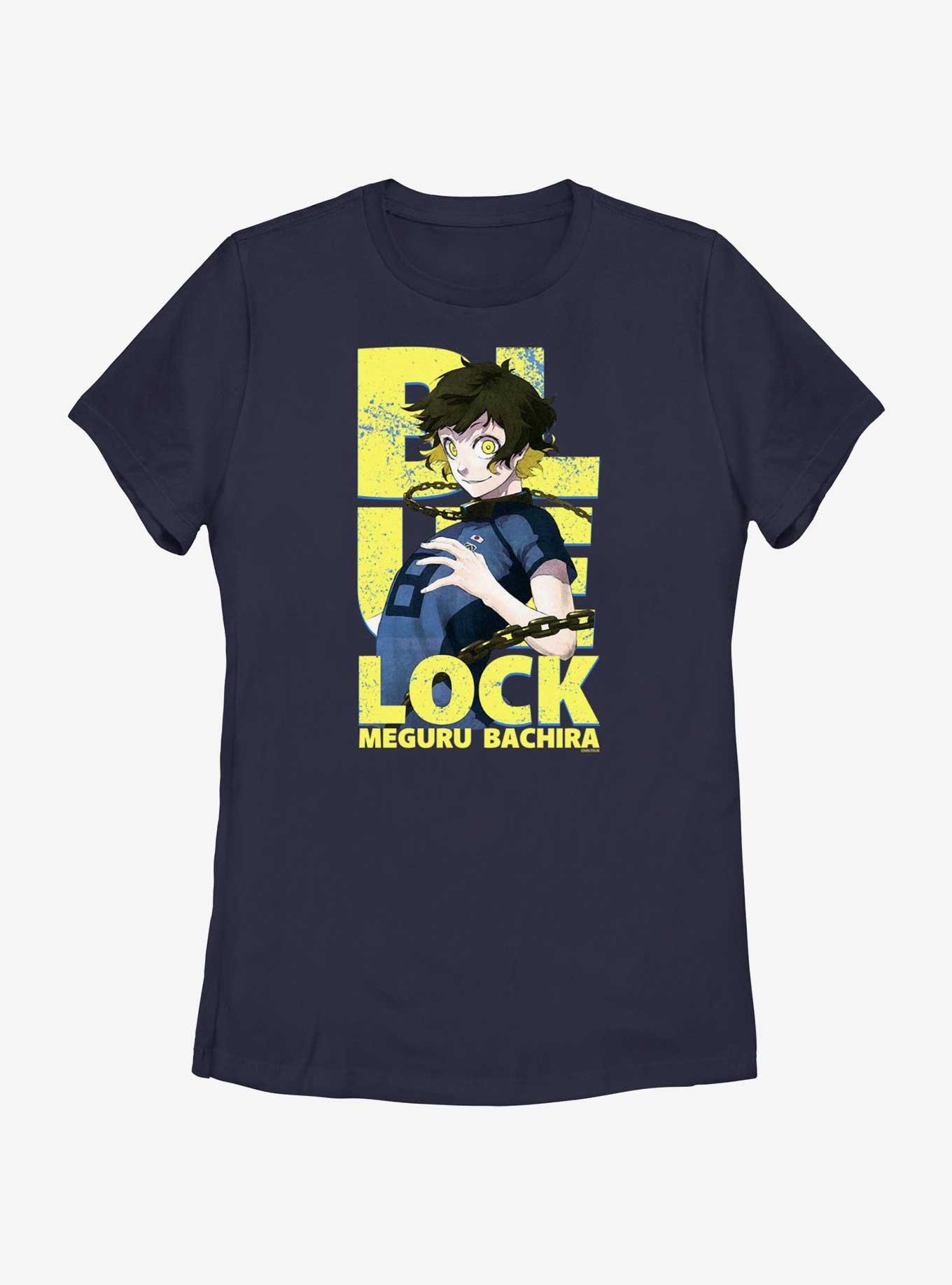 Blue Lock Meguru Bachira Womens T-Shirt, NAVY, hi-res