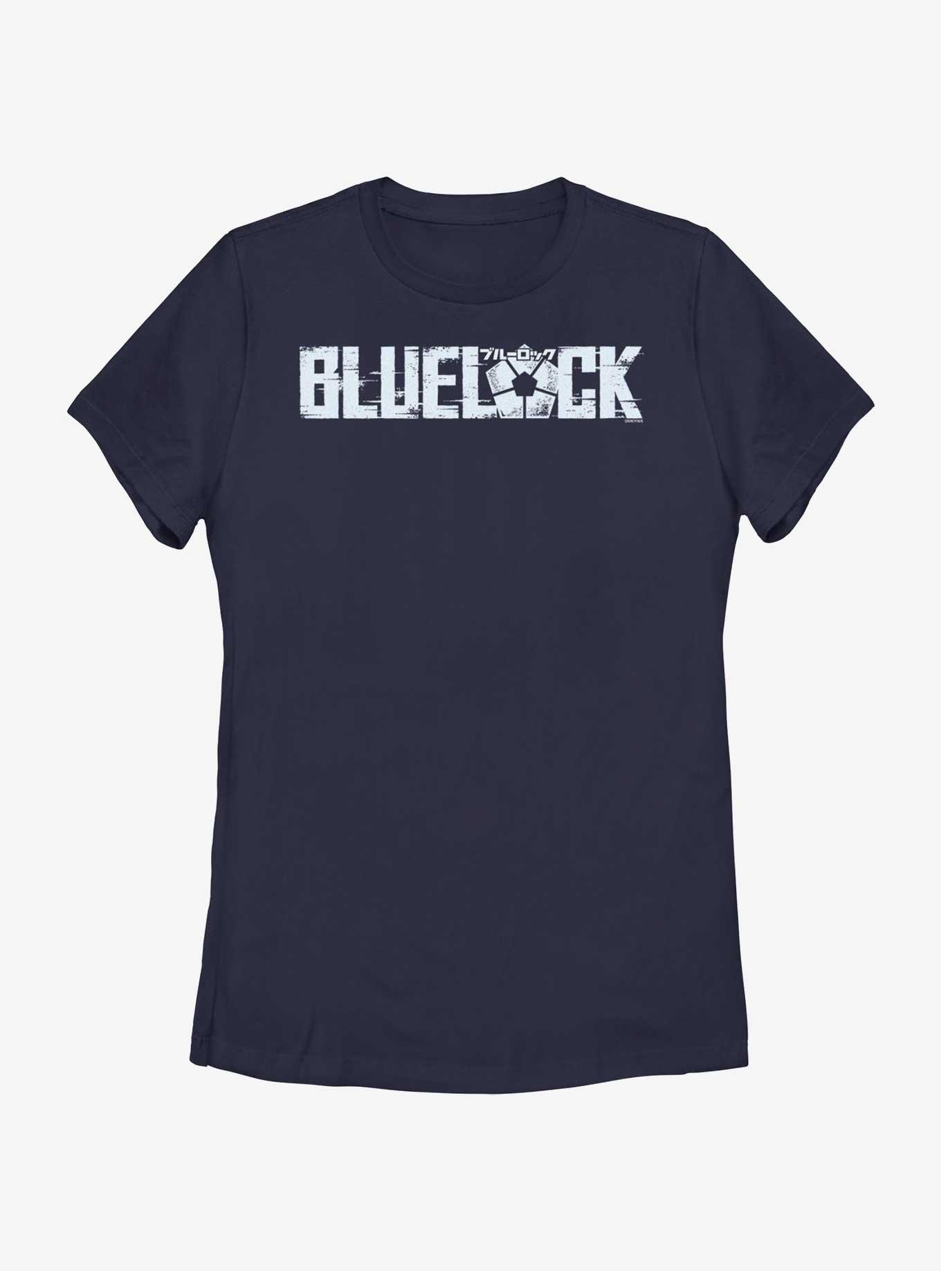 Blue Lock Glitch Logo Womens T-Shirt, , hi-res