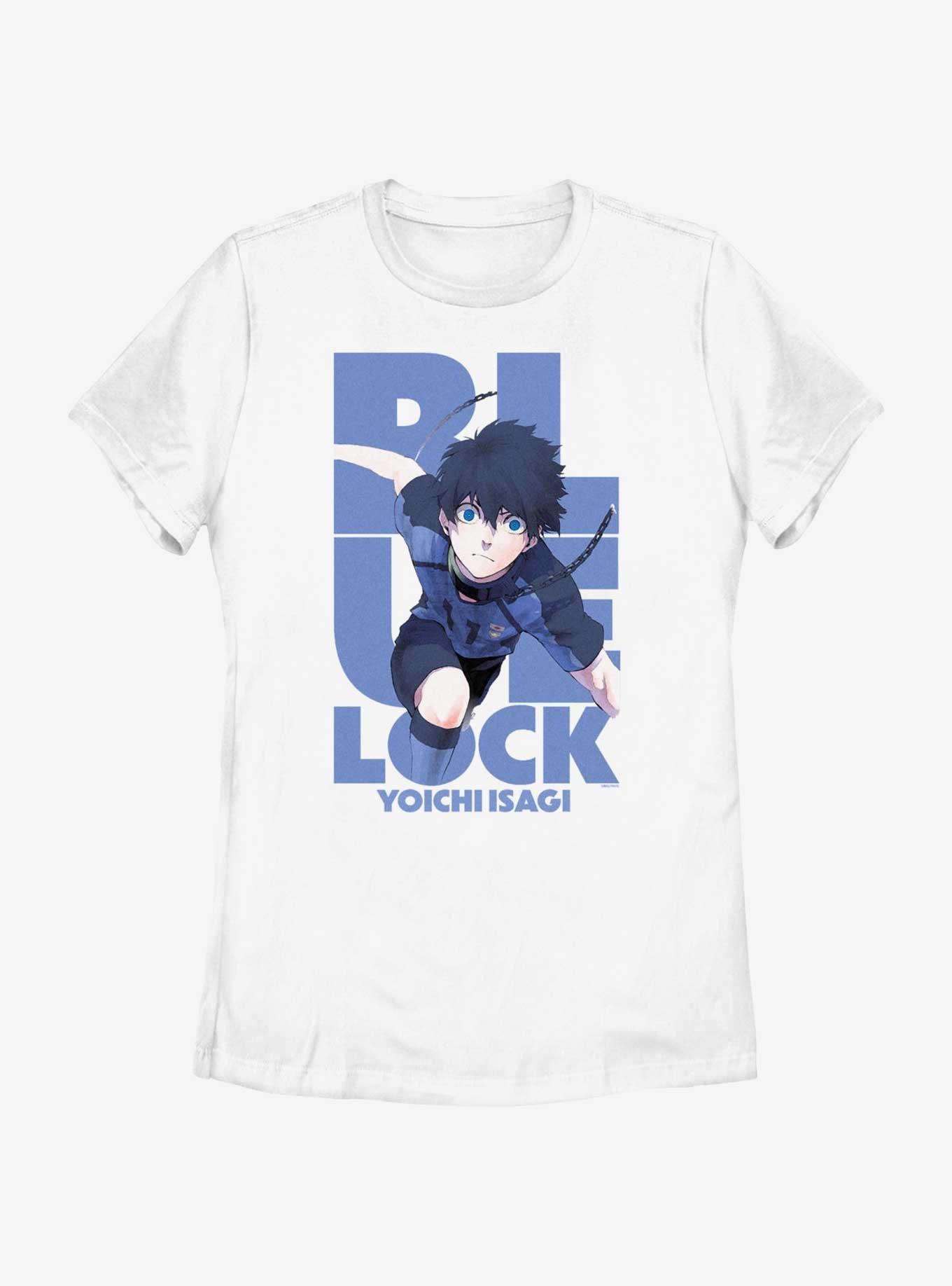 Blue Lock Yoichi Isagi Womens T-Shirt, WHITE, hi-res