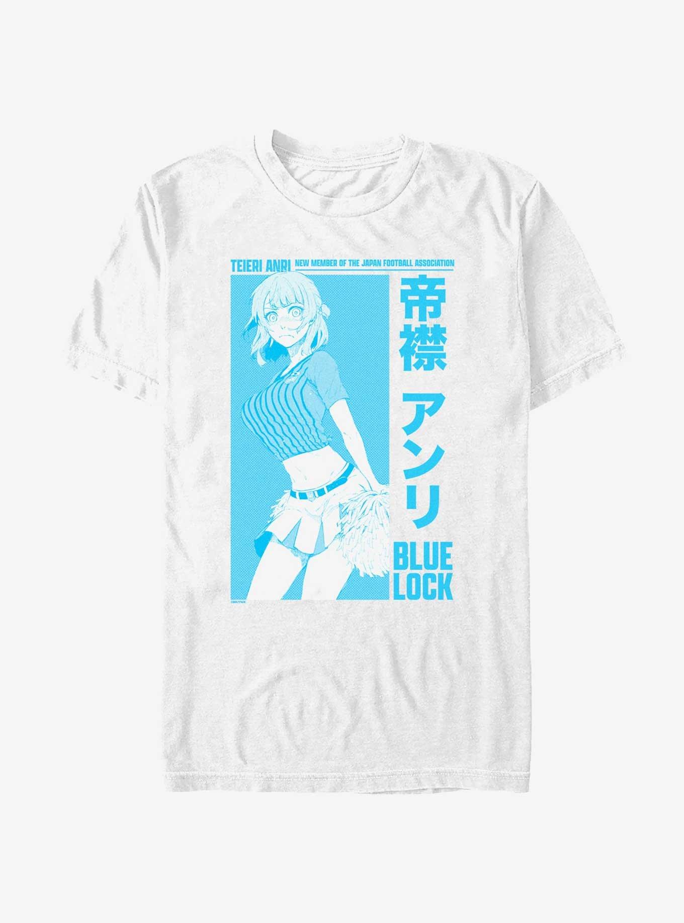 Blue Lock New Member Anri Teieri T-Shirt - WHITE | BoxLunch