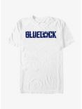 Blue Lock Glitch Logo T-Shirt, WHITE, hi-res