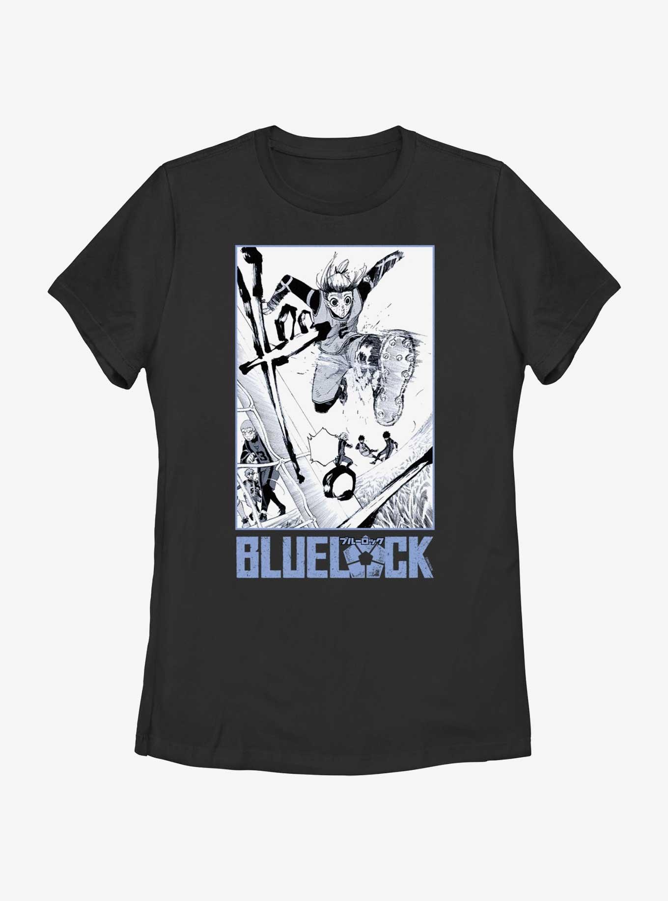 Blue Lock Gin Gagamaru Poster Womens T-Shirt, BLACK, hi-res