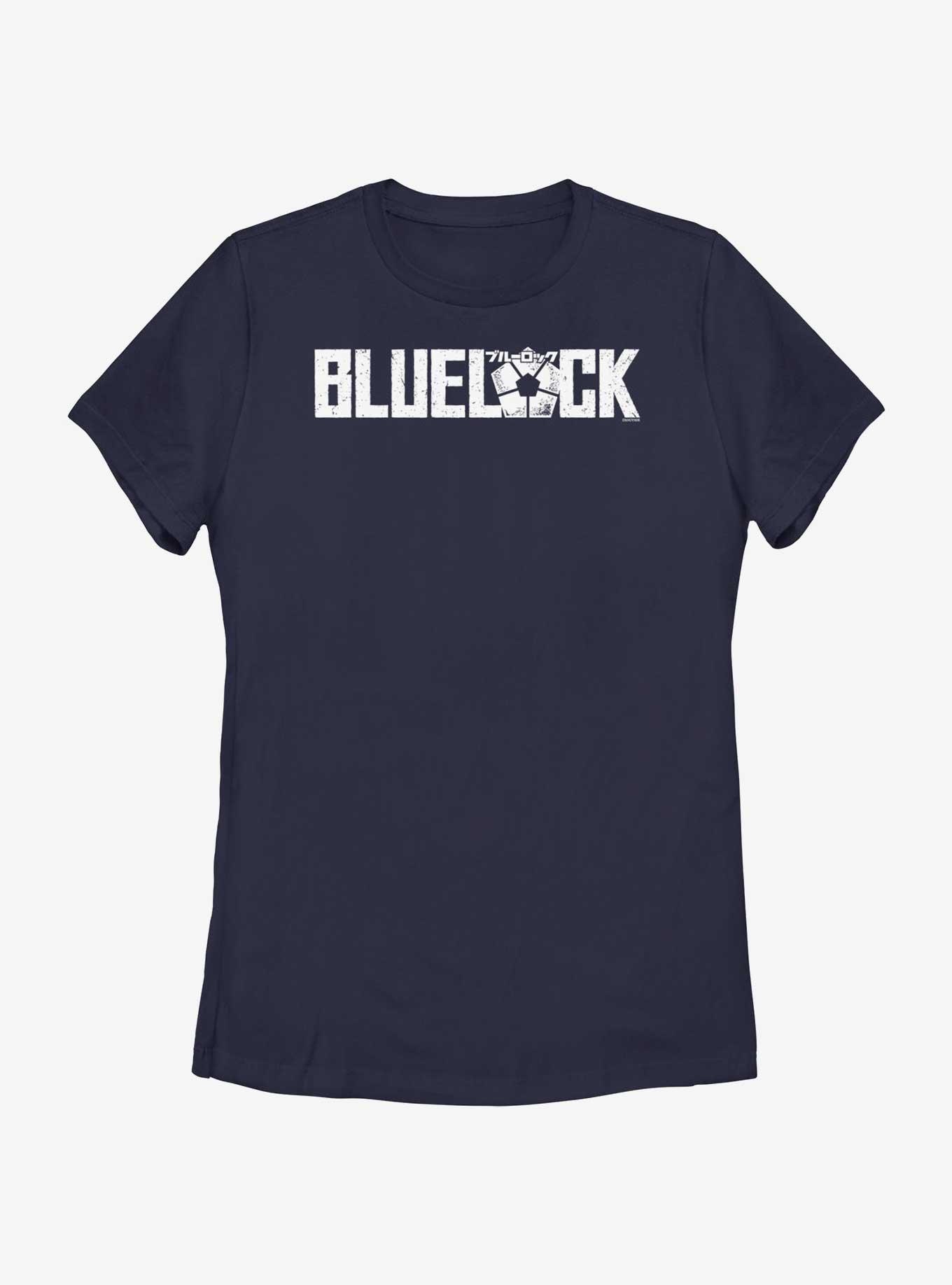 Blue Lock Glitch Logo Womens T-Shirt, , hi-res