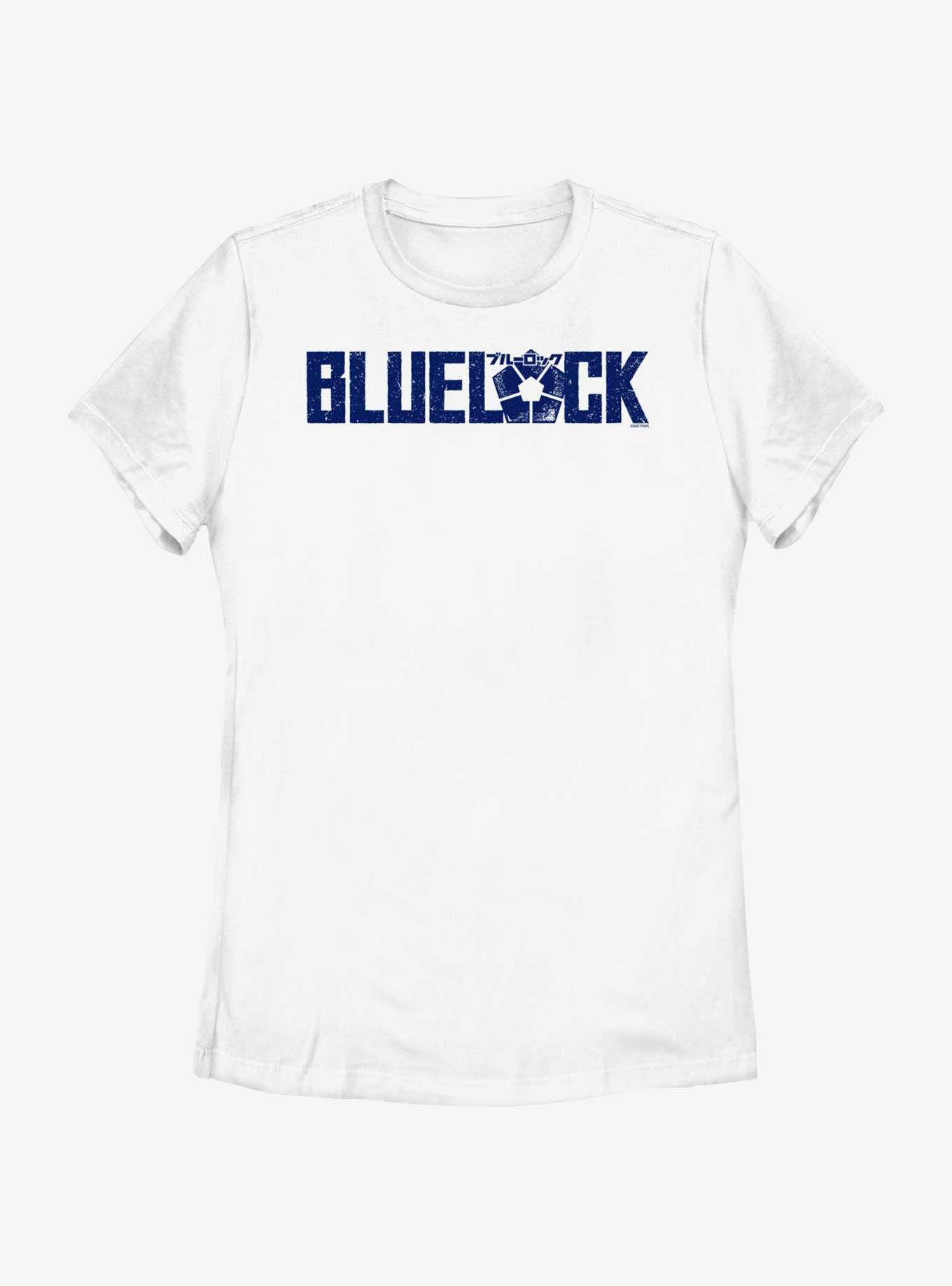 Blue Lock Glitch Logo Womens T-Shirt, , hi-res