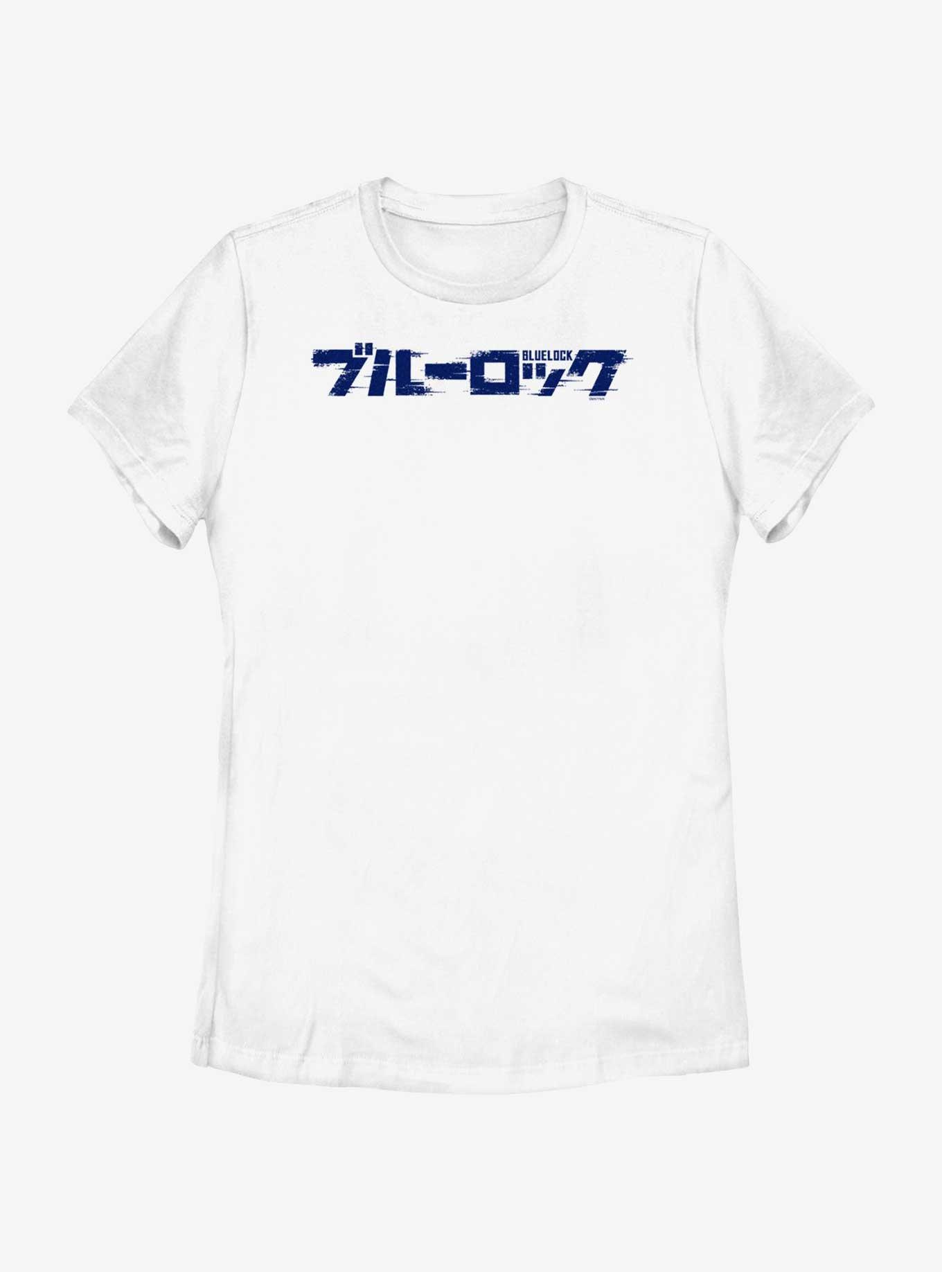 Blue Lock Japanese Glitch Logo Womens T-Shirt, , hi-res
