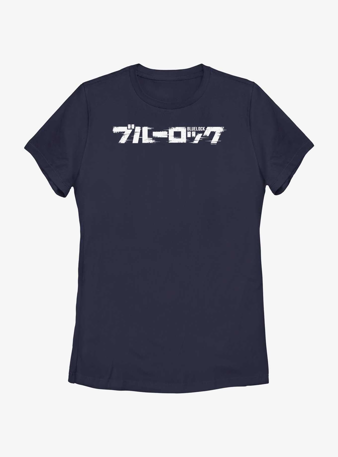Blue Lock Japanese Glitch Logo Womens T-Shirt, , hi-res
