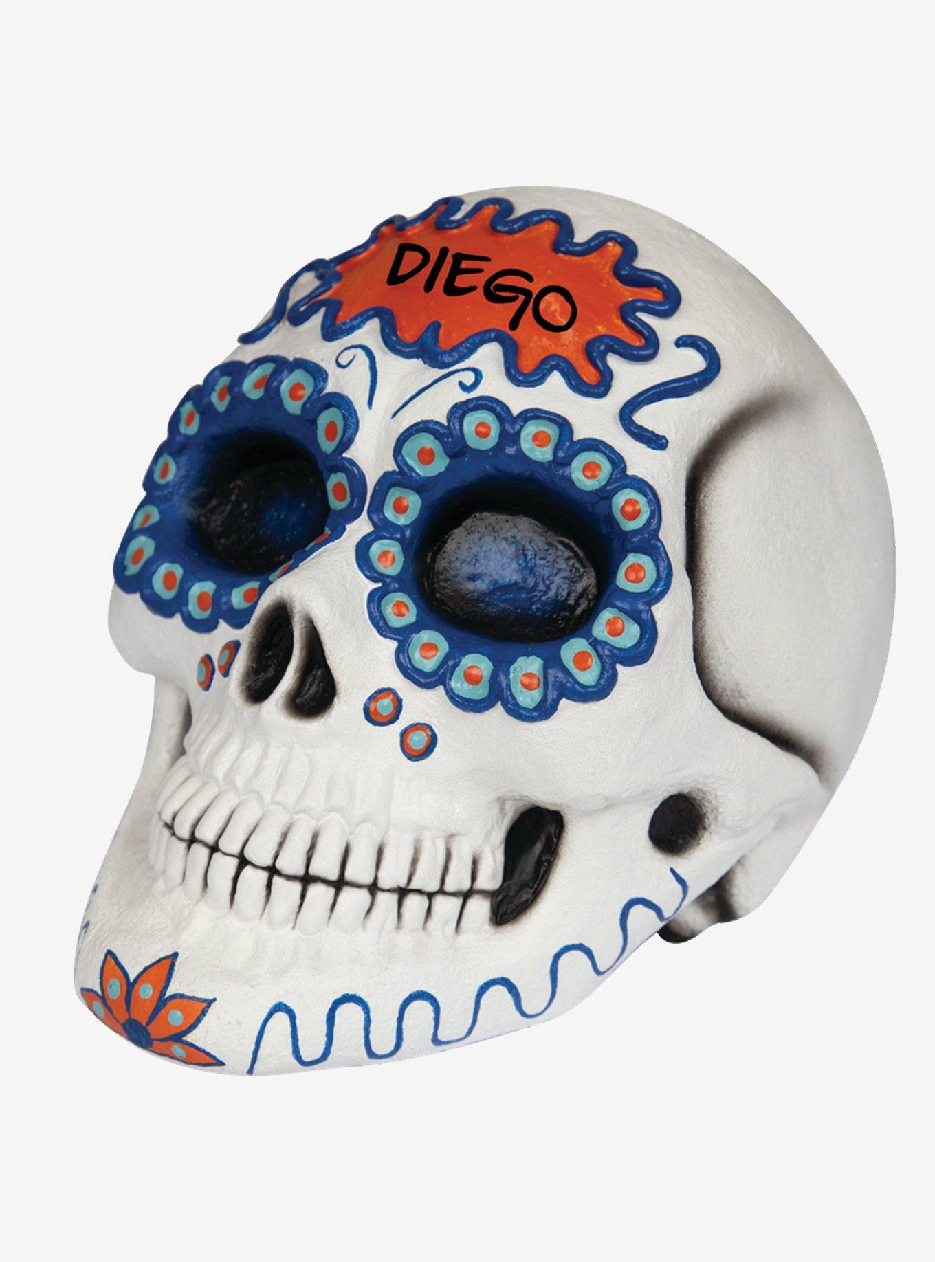 Sugar Skull Blue Decor, , hi-res