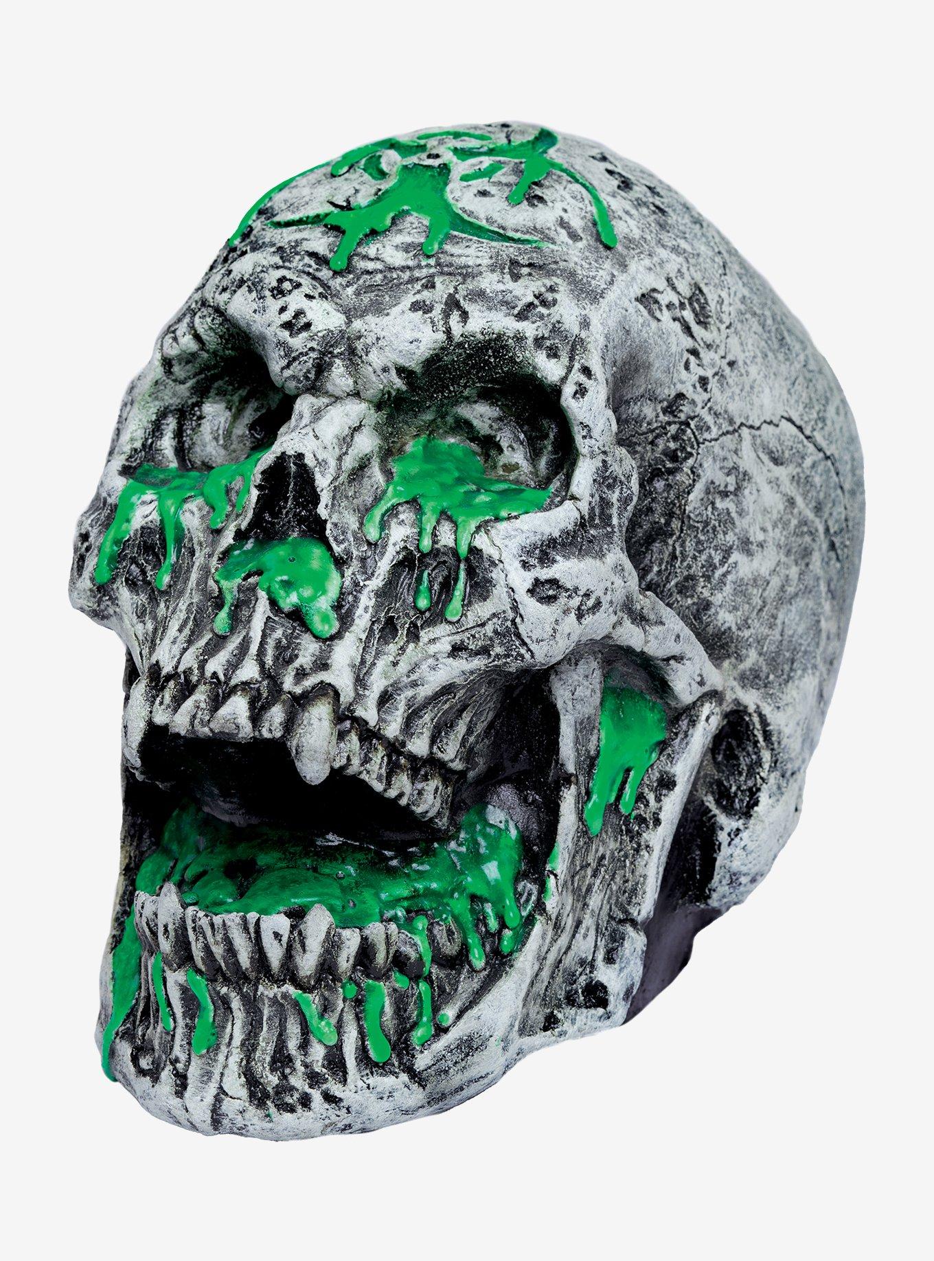 Radioactive Skull Decor, , hi-res