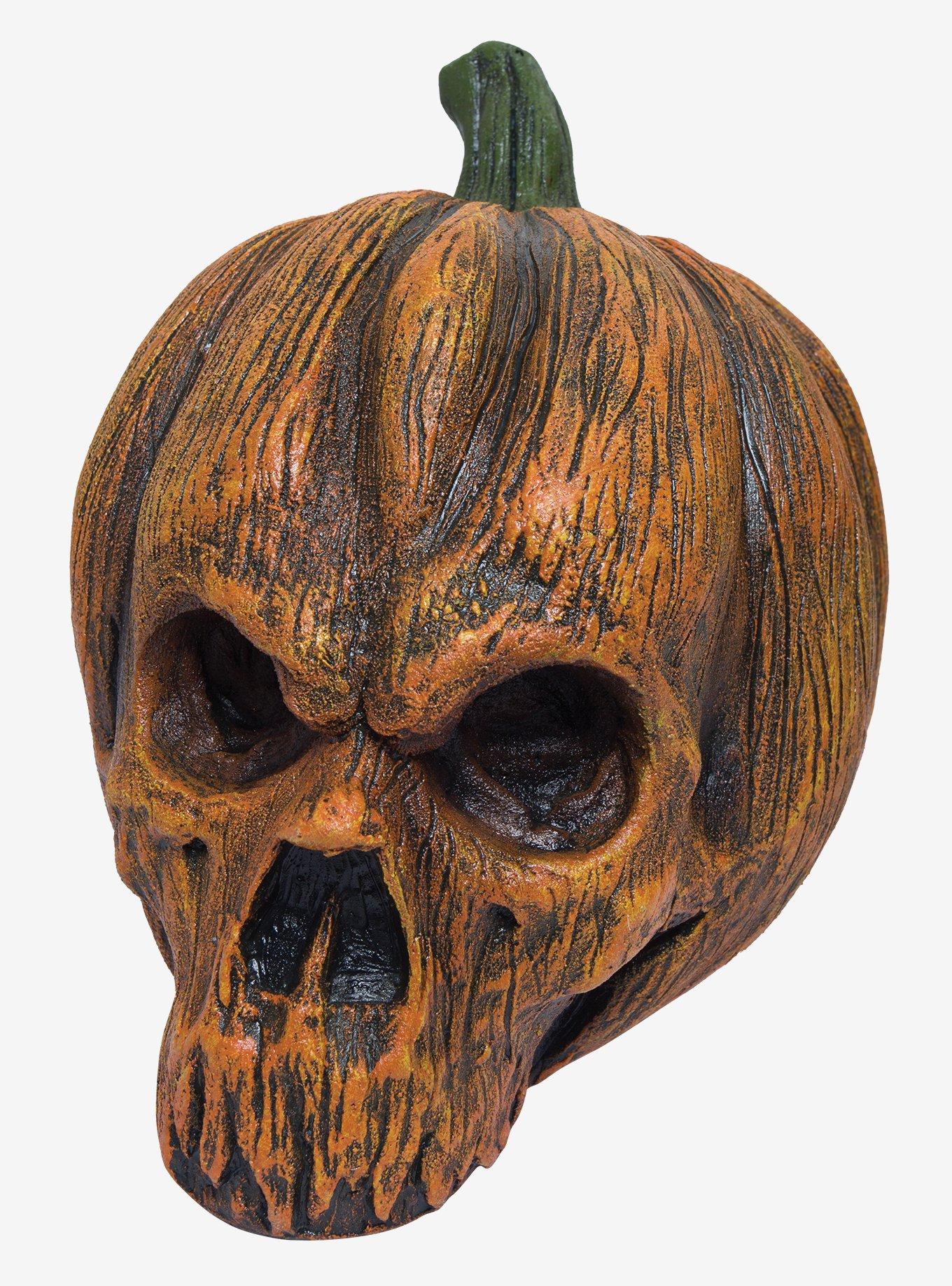 Pumpkin Skull Decor