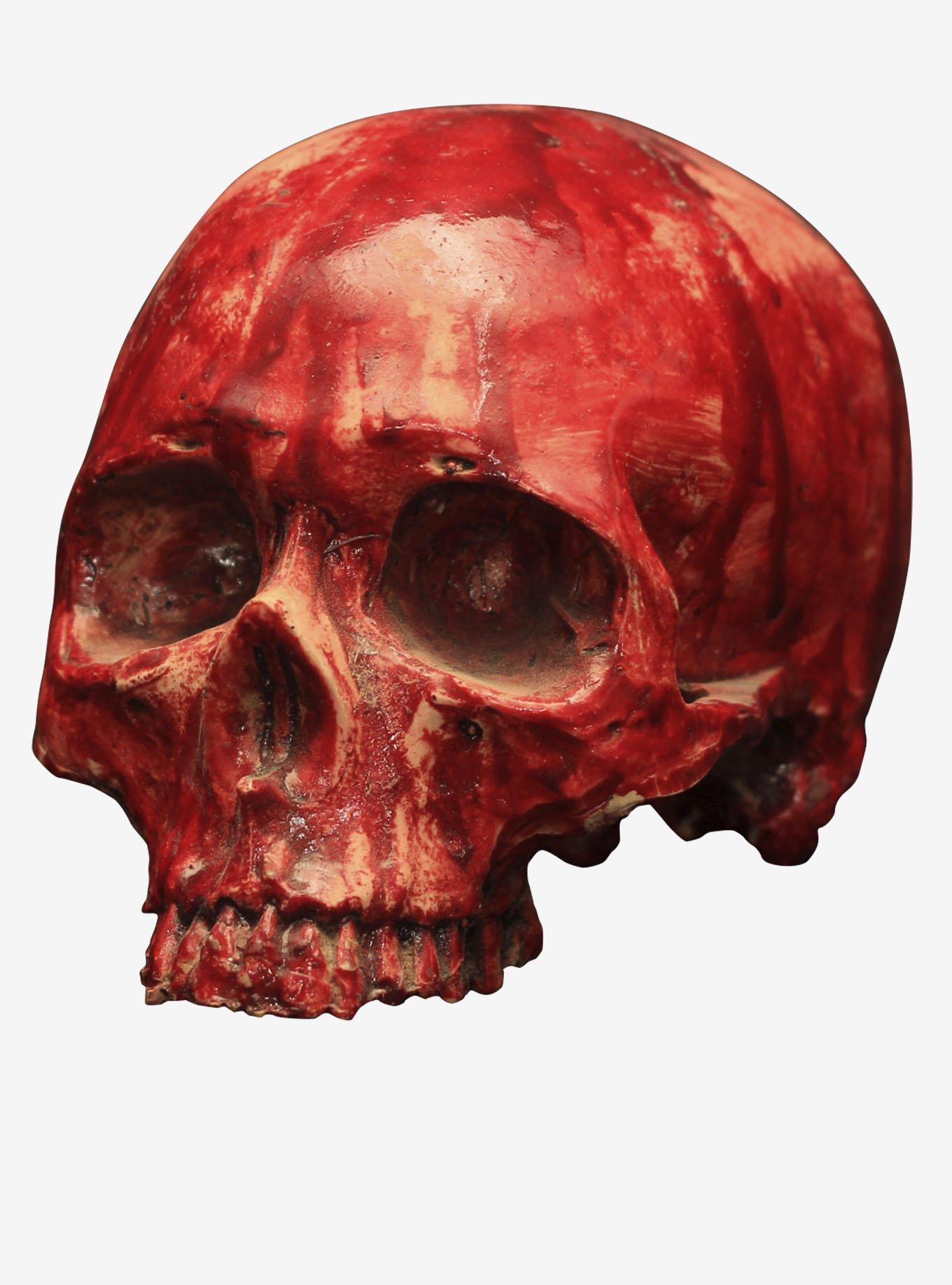 Bloody Resin Skull Decor, , hi-res