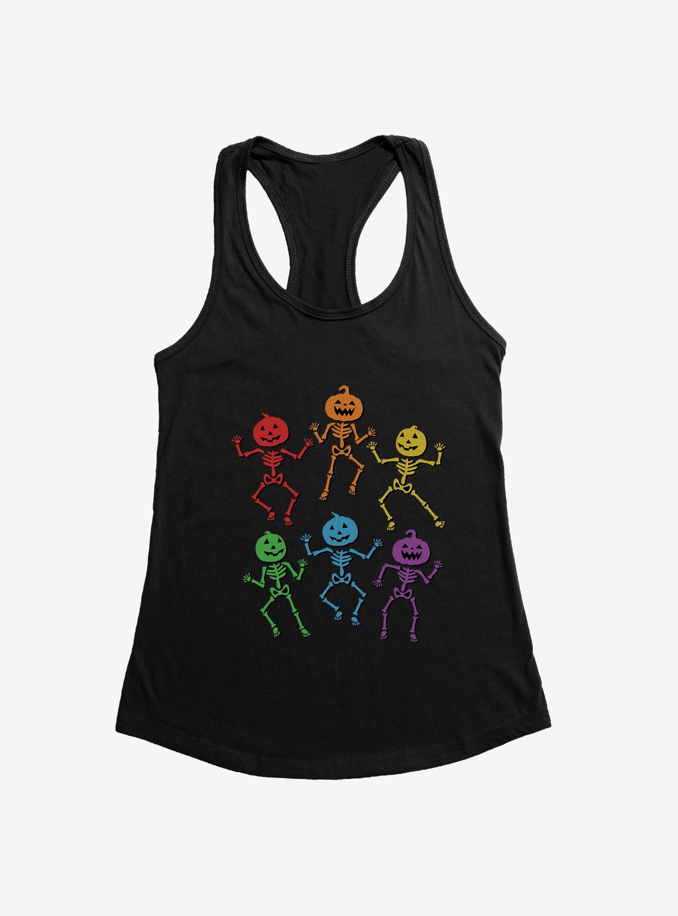 Hot Topic Rainbow Skeletons Girls Tank, , hi-res