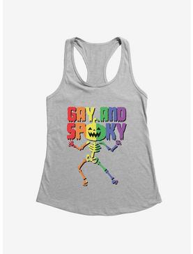 Hot Topic Rainbow Gay And Spooky Skeleton Girls Tank, , hi-res