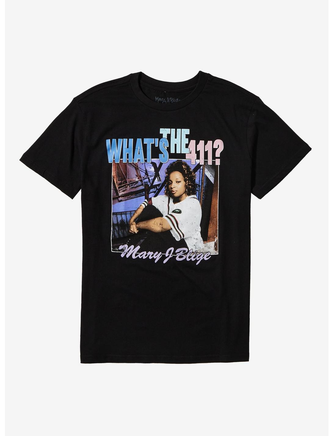 Mary J. Blige What's The 411? T-Shirt, BLACK, hi-res