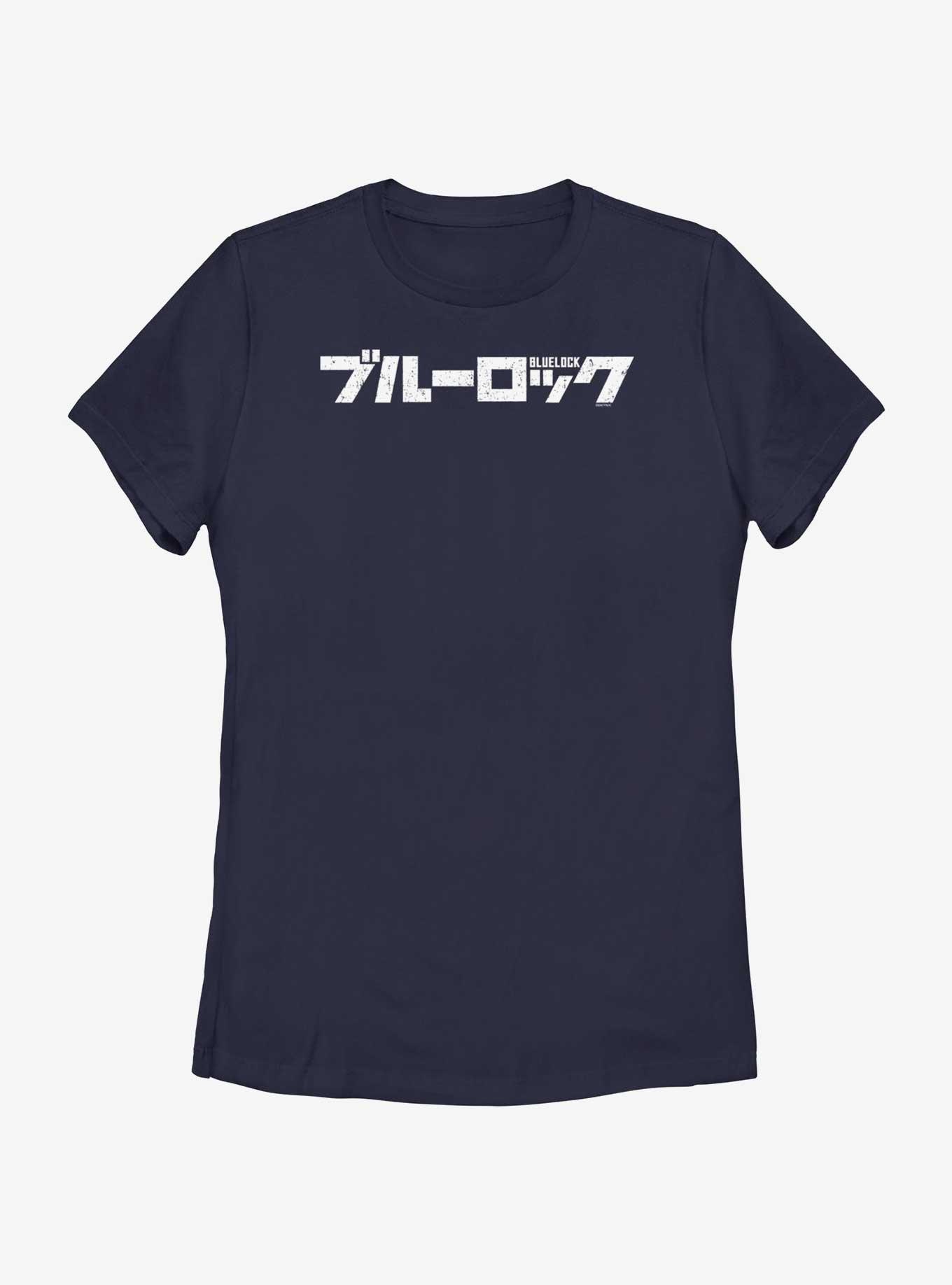Blue Lock Japanese Glitch Logo Womens T-Shirt, , hi-res