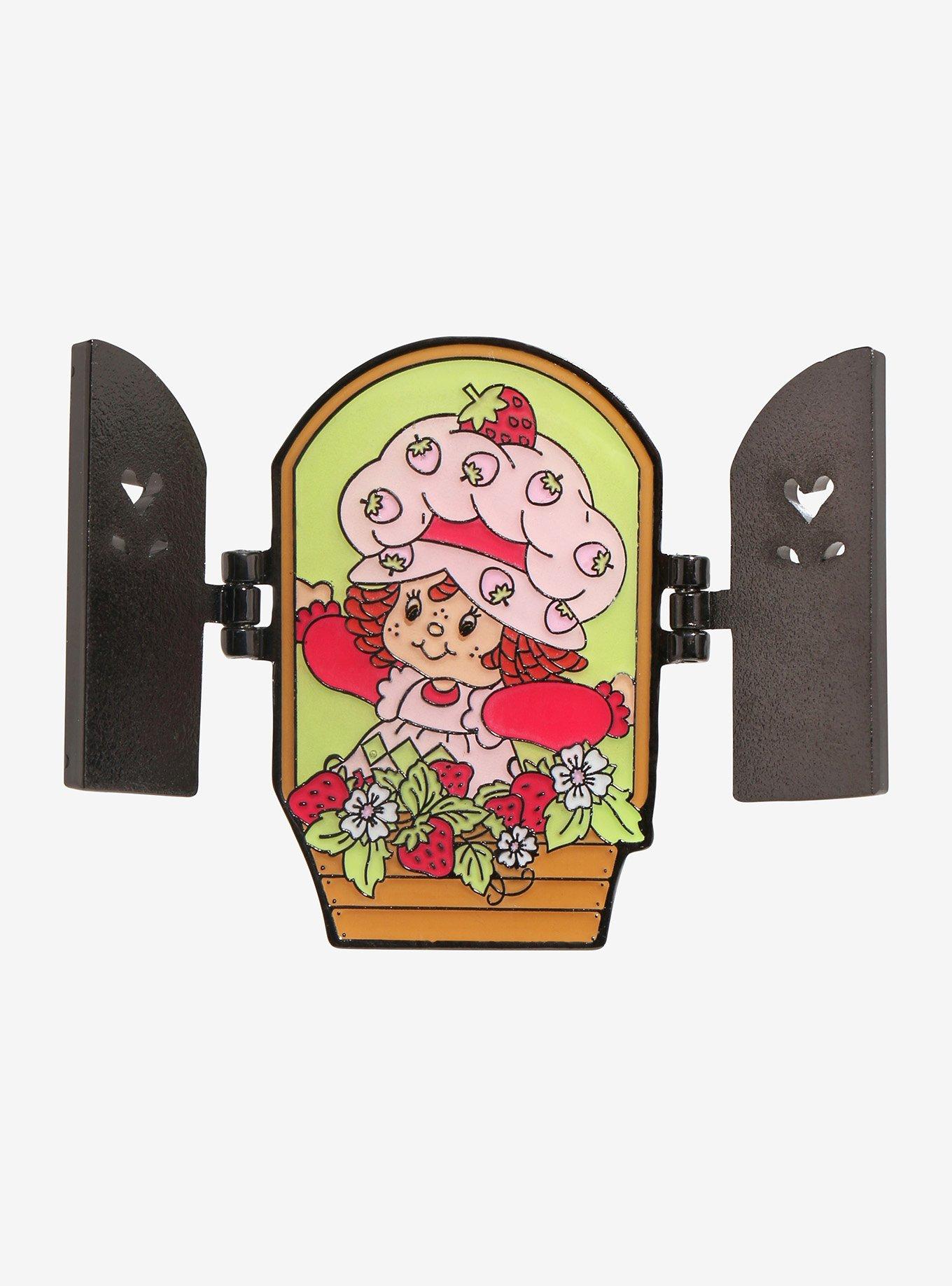 Loungefly Strawberry Shortcake Window Hinge Enamel Pin, , hi-res