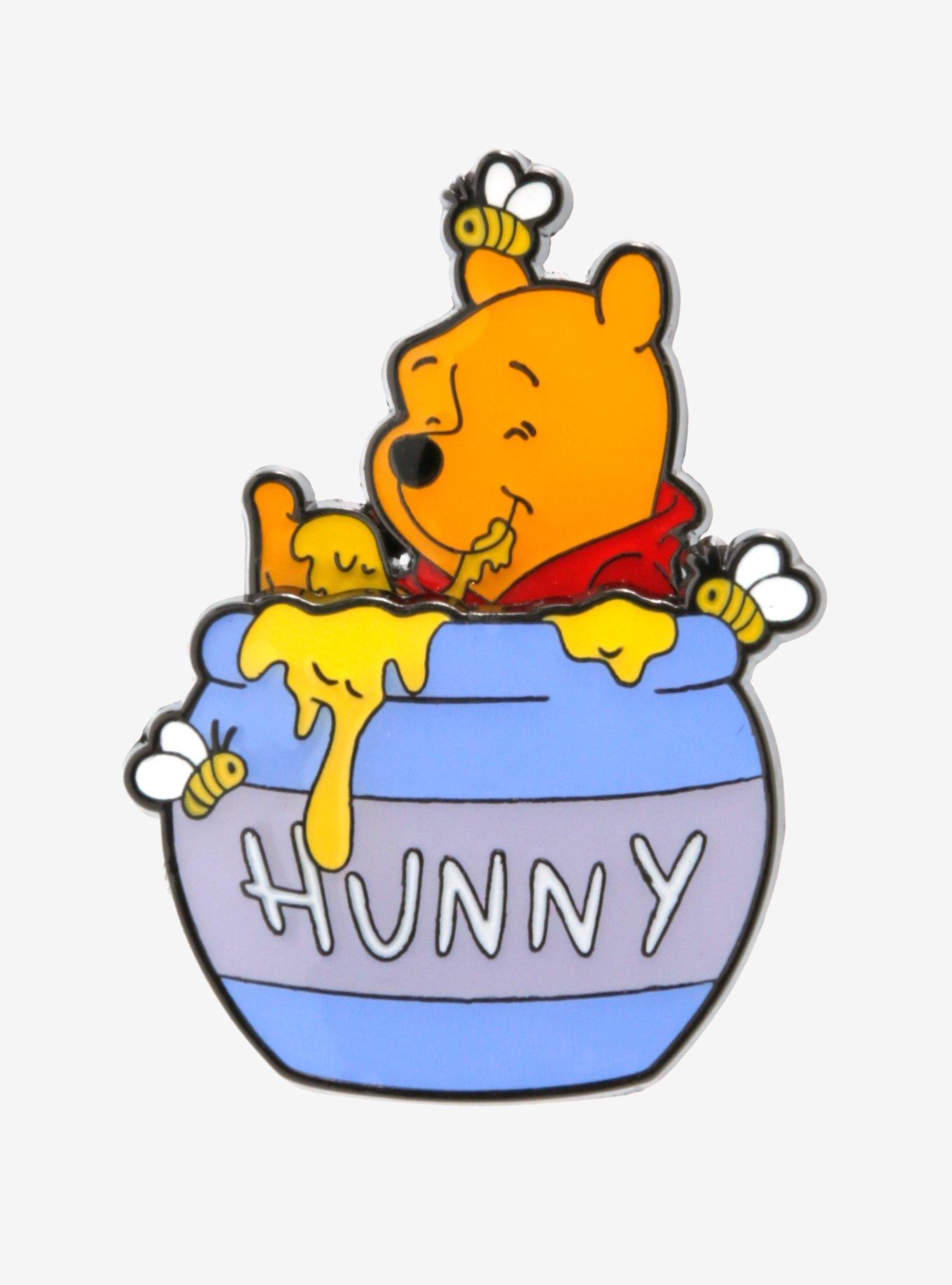 Loungefly Disney Winnie The Pooh Hunny Sliding Enamel Pin, , hi-res