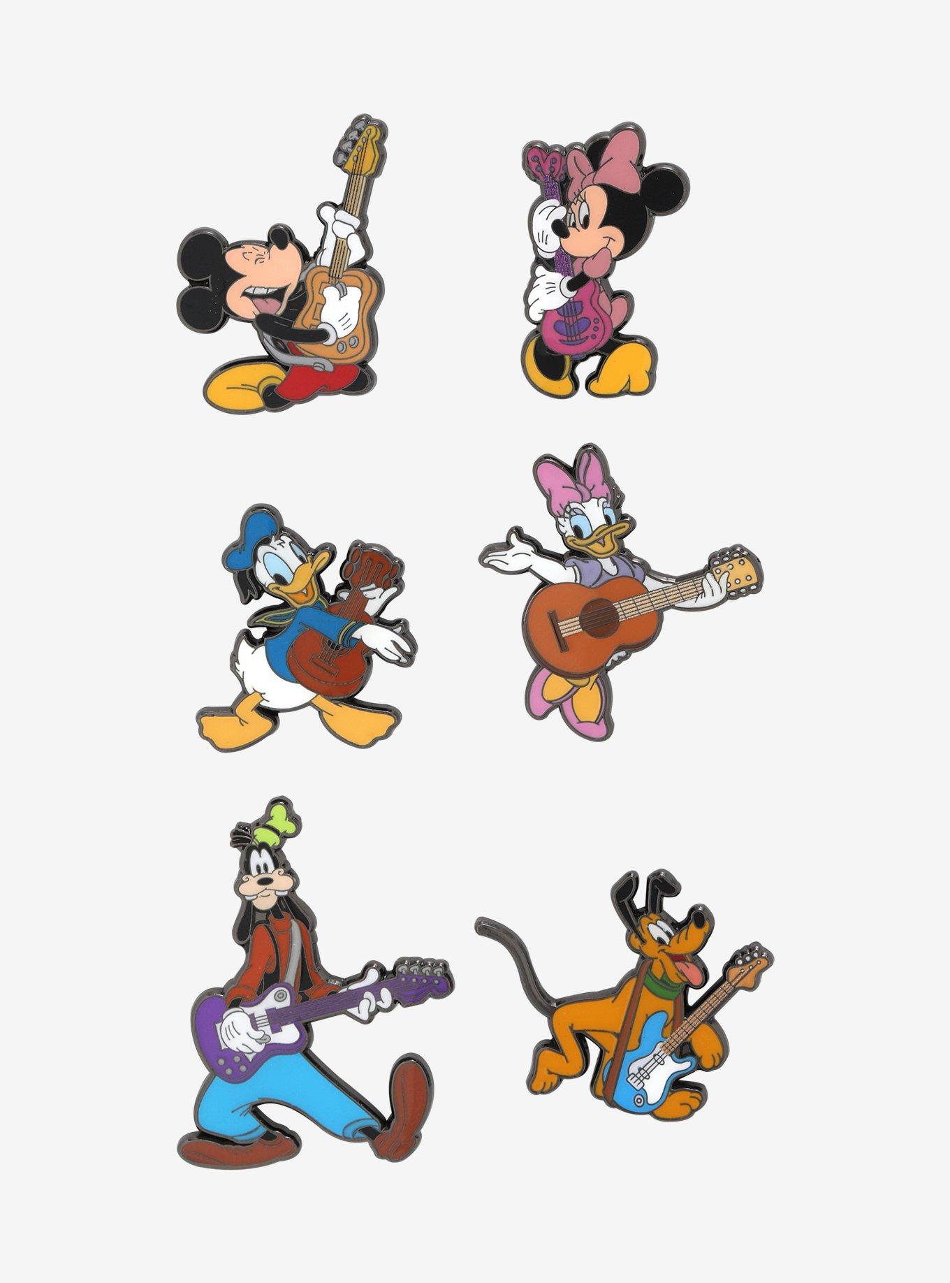 Loungefly Disney Mickey Mouse And Friends Guitar Blind Box Enamel Pin