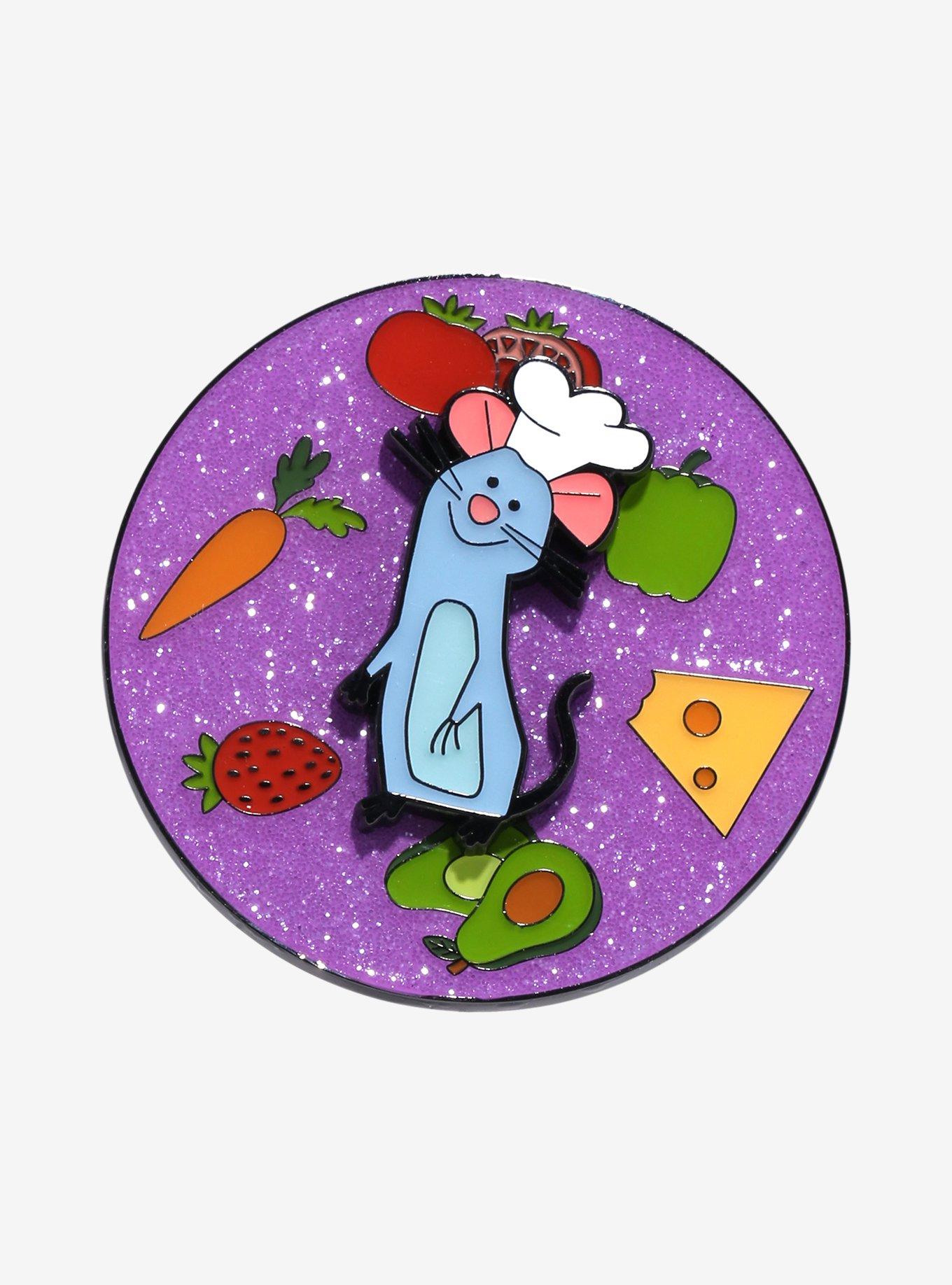 Loungefly Disney Pixar Ratatouille Spinner Enamel Pin, , hi-res