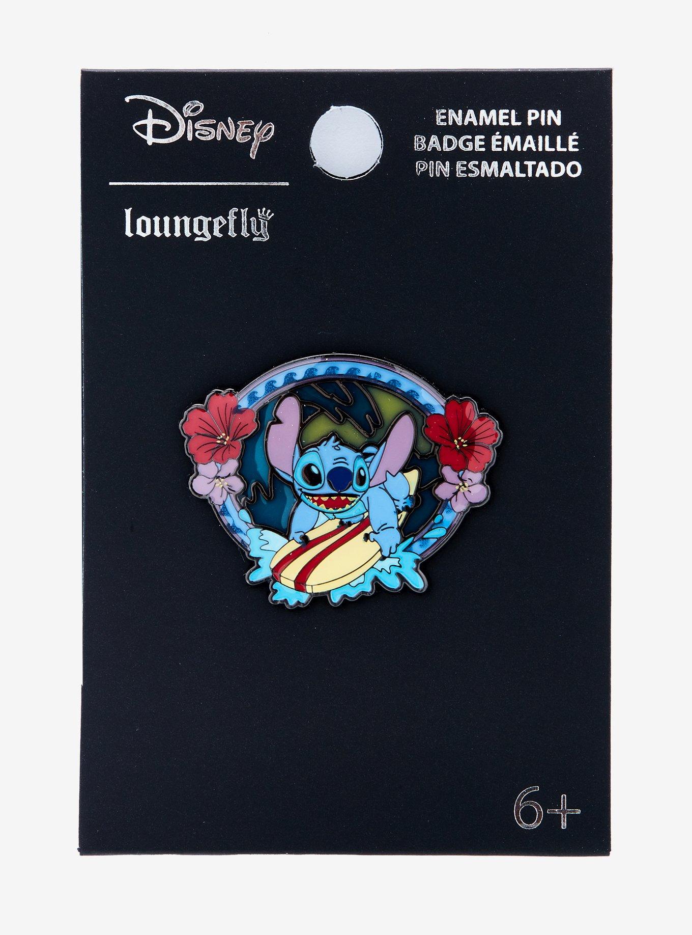 Loungefly Disney Stitch Surfing Enamel Pin