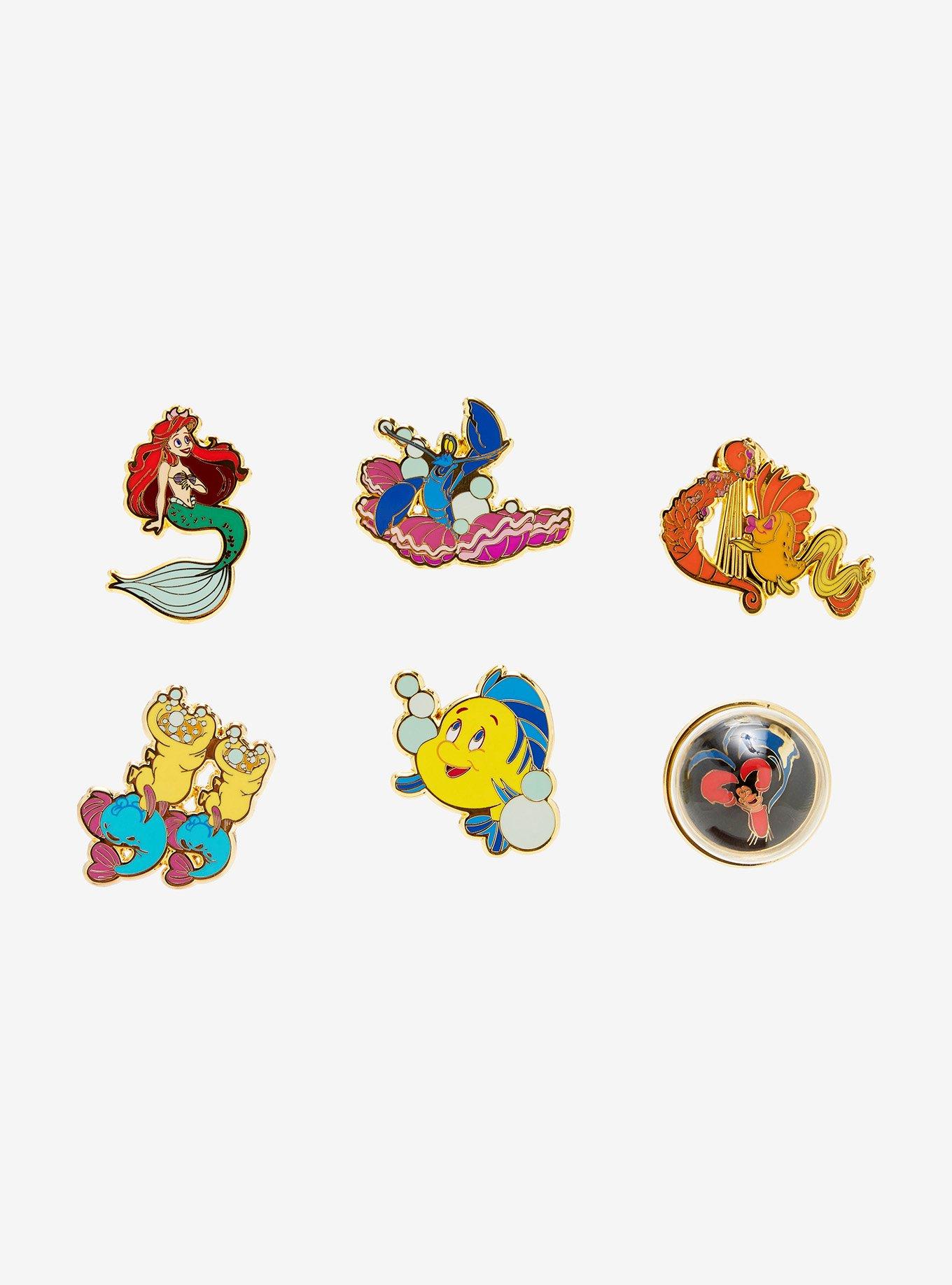 Loungefly Disney The Little Mermaid Characters Blind Box Enamel Pin, , hi-res